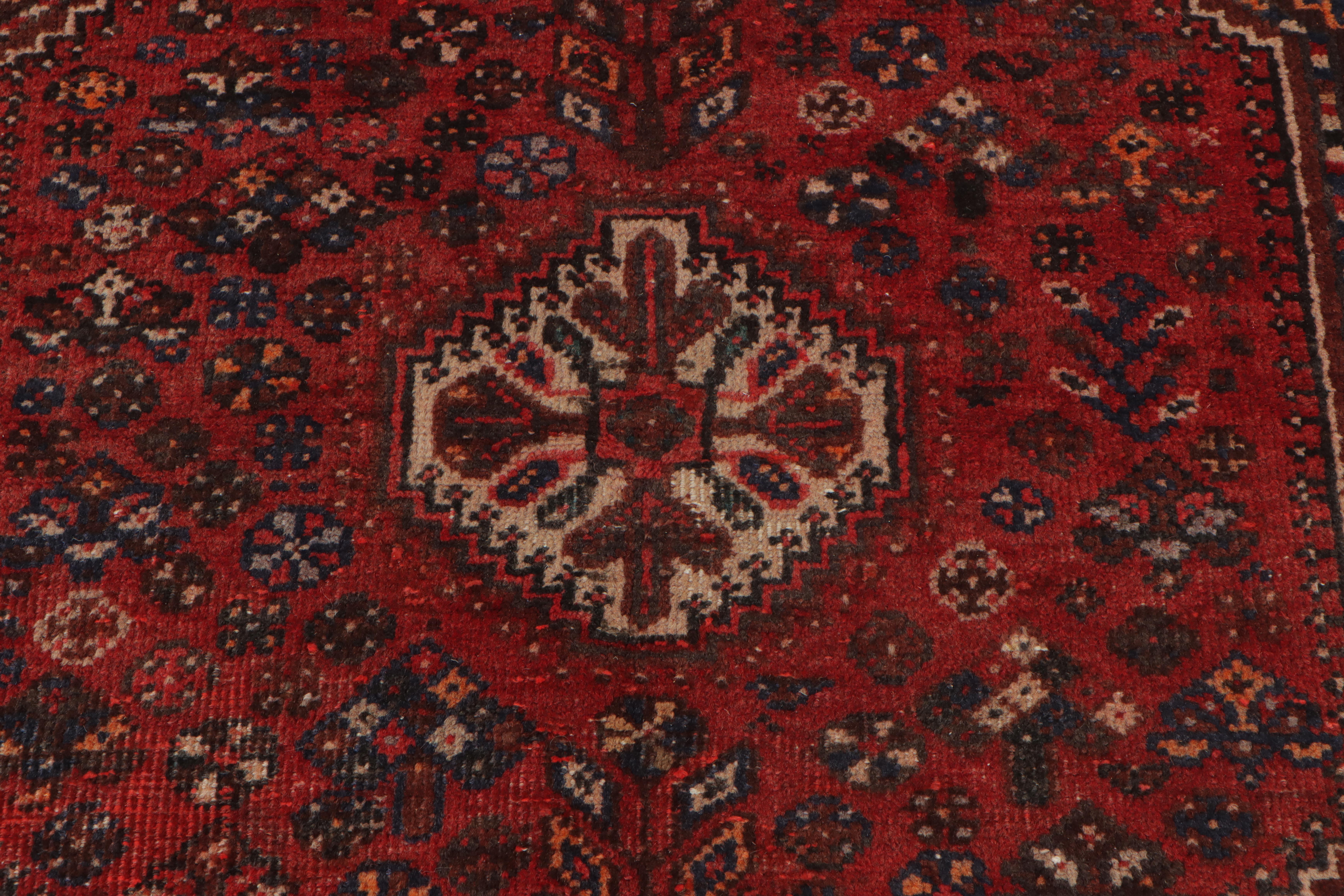 3'4 x 5' Hand-Knotted Persian Qashqai Area Rug