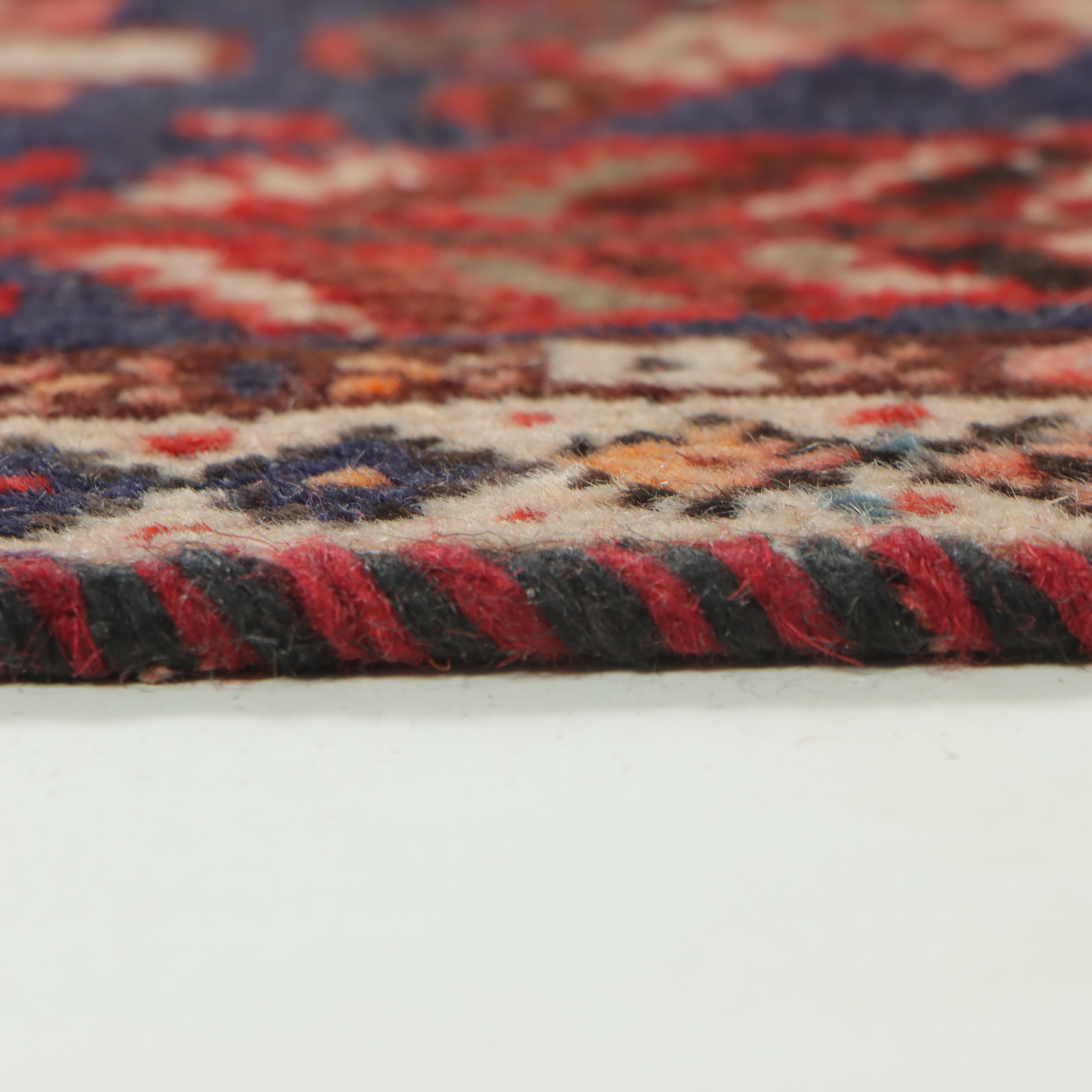 3'4 x 5' Hand-Knotted Persian Qashqai Area Rug
