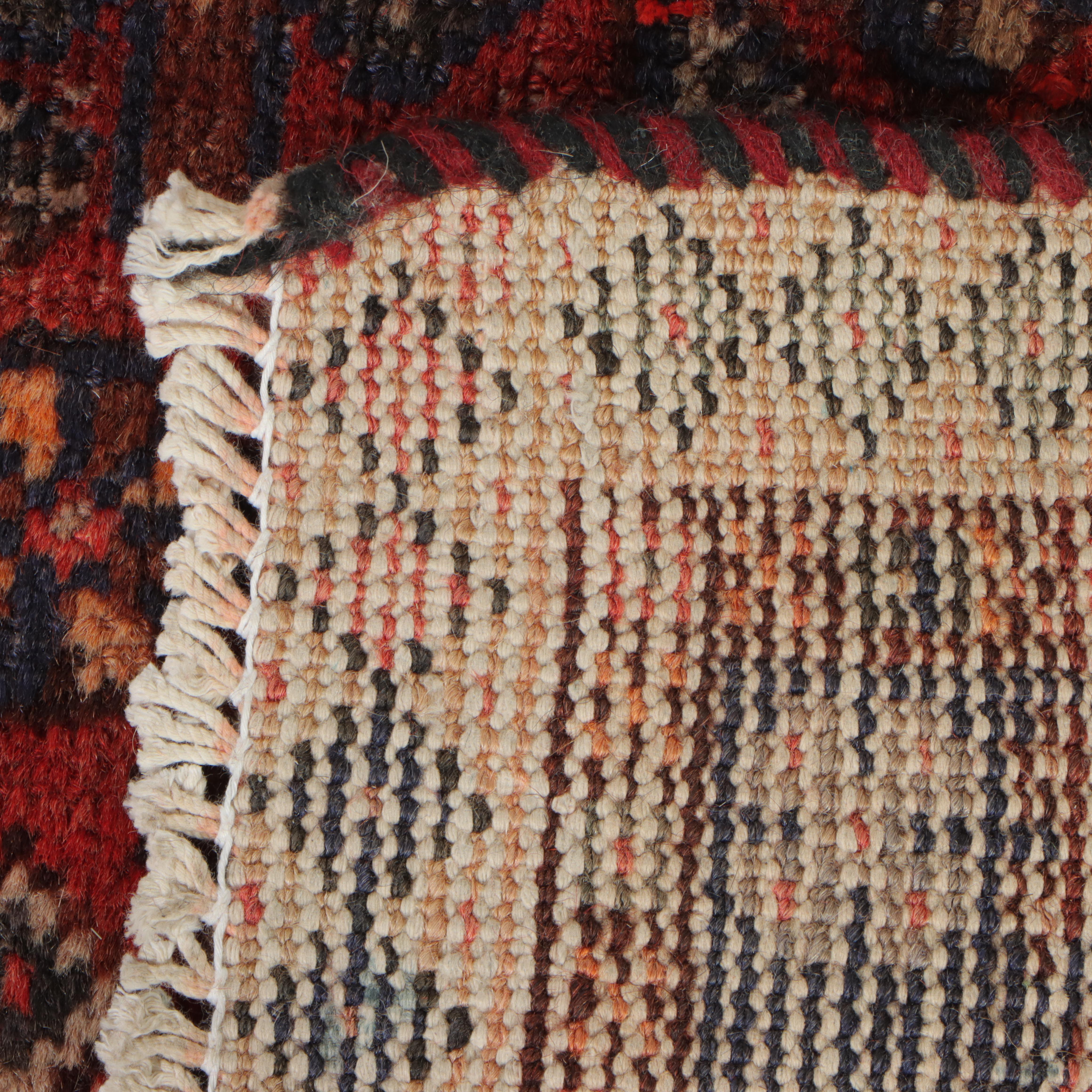 3'4 x 5' Hand-Knotted Persian Qashqai Area Rug