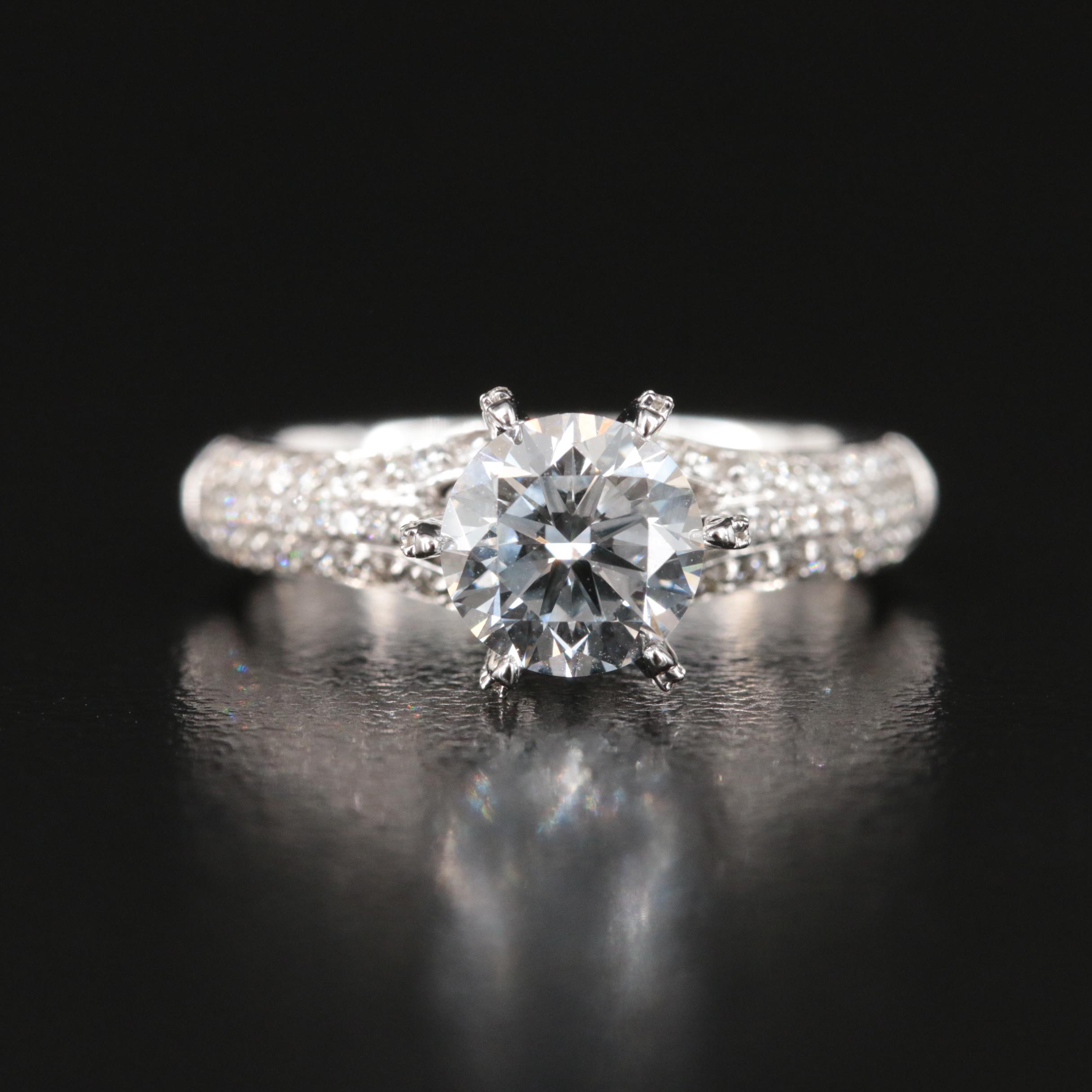 14K 1.67 CTW Lab Grown Diamond Ring