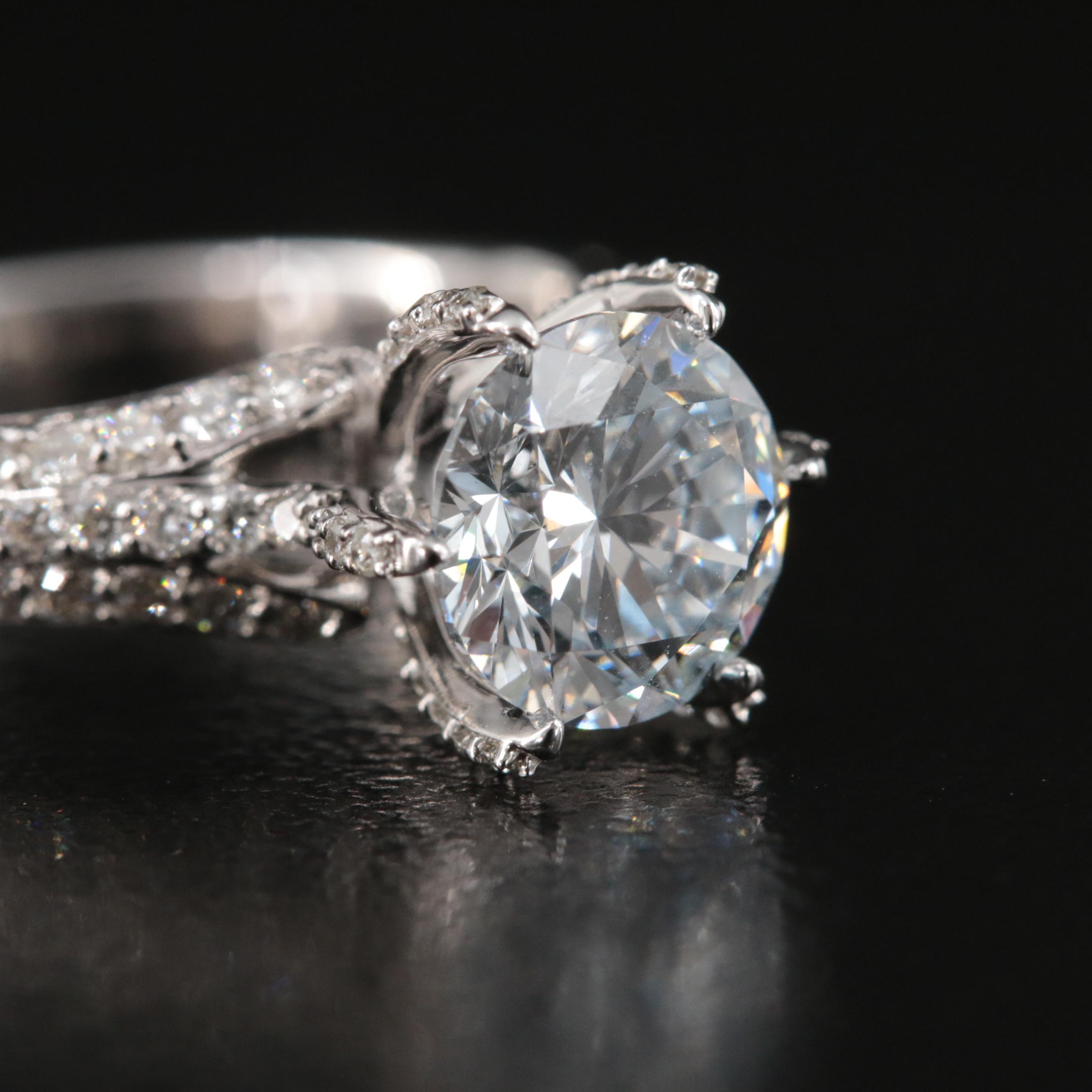 14K 1.67 CTW Lab Grown Diamond Ring