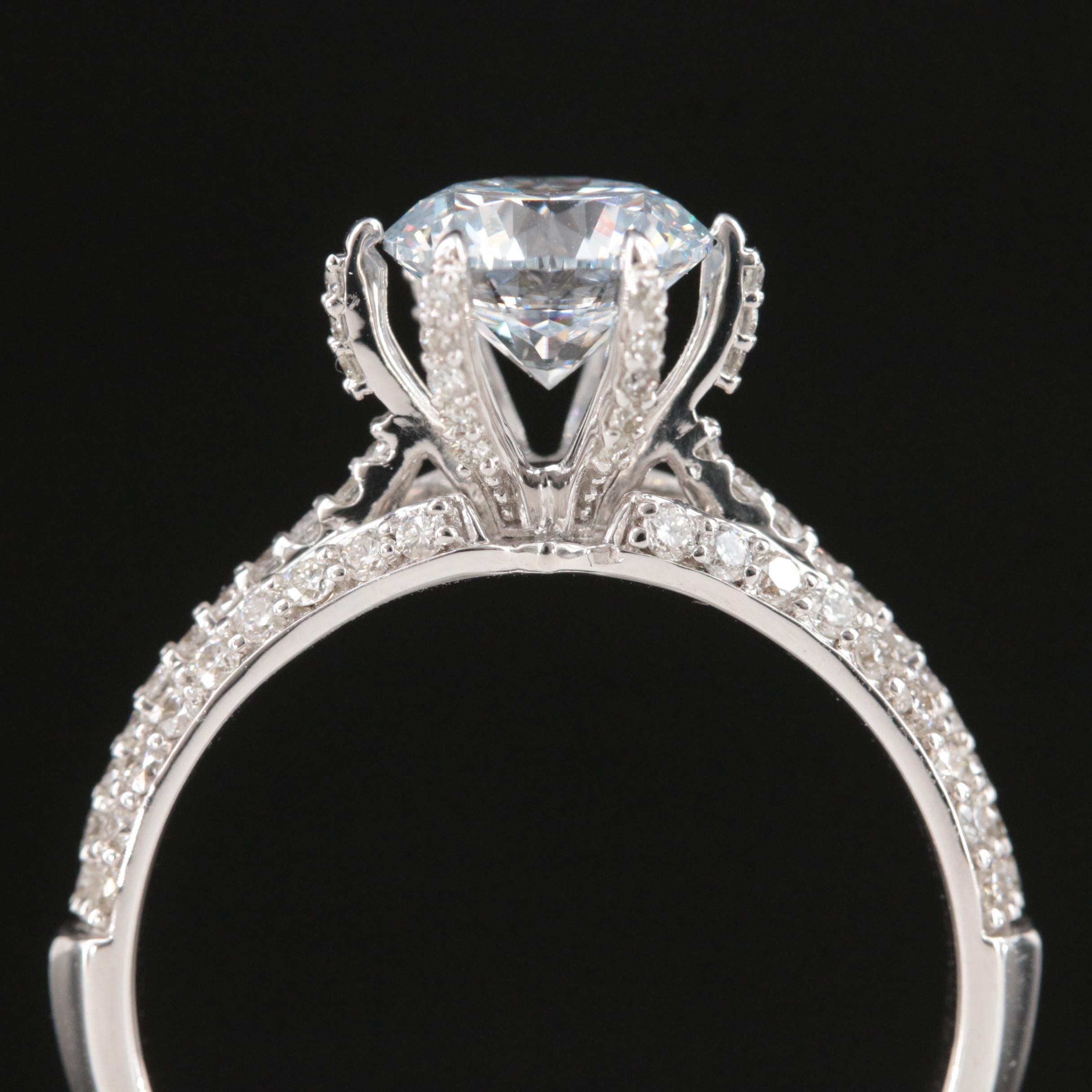 14K 1.67 CTW Lab Grown Diamond Ring