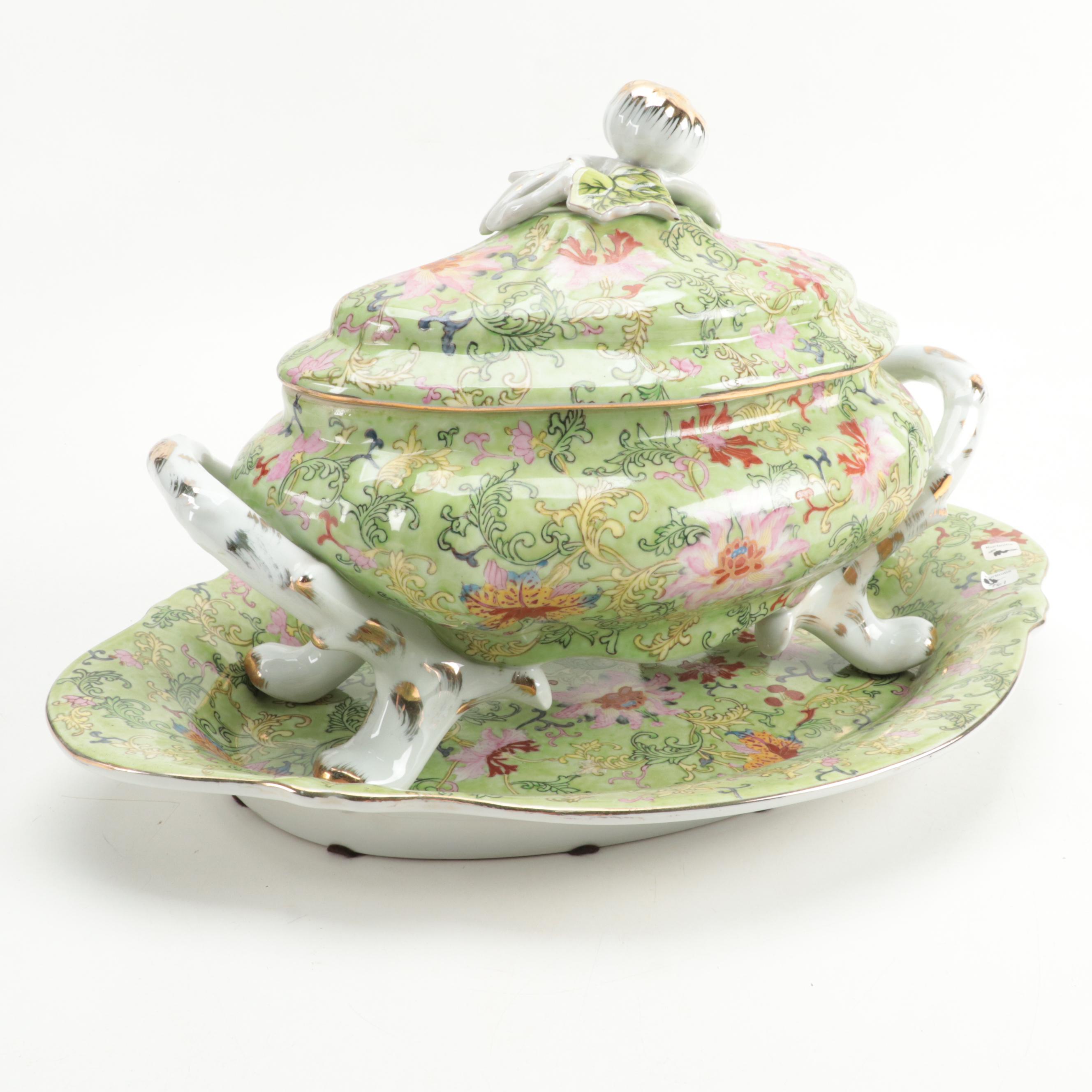 Decorative Chinese Porcelain Tureen