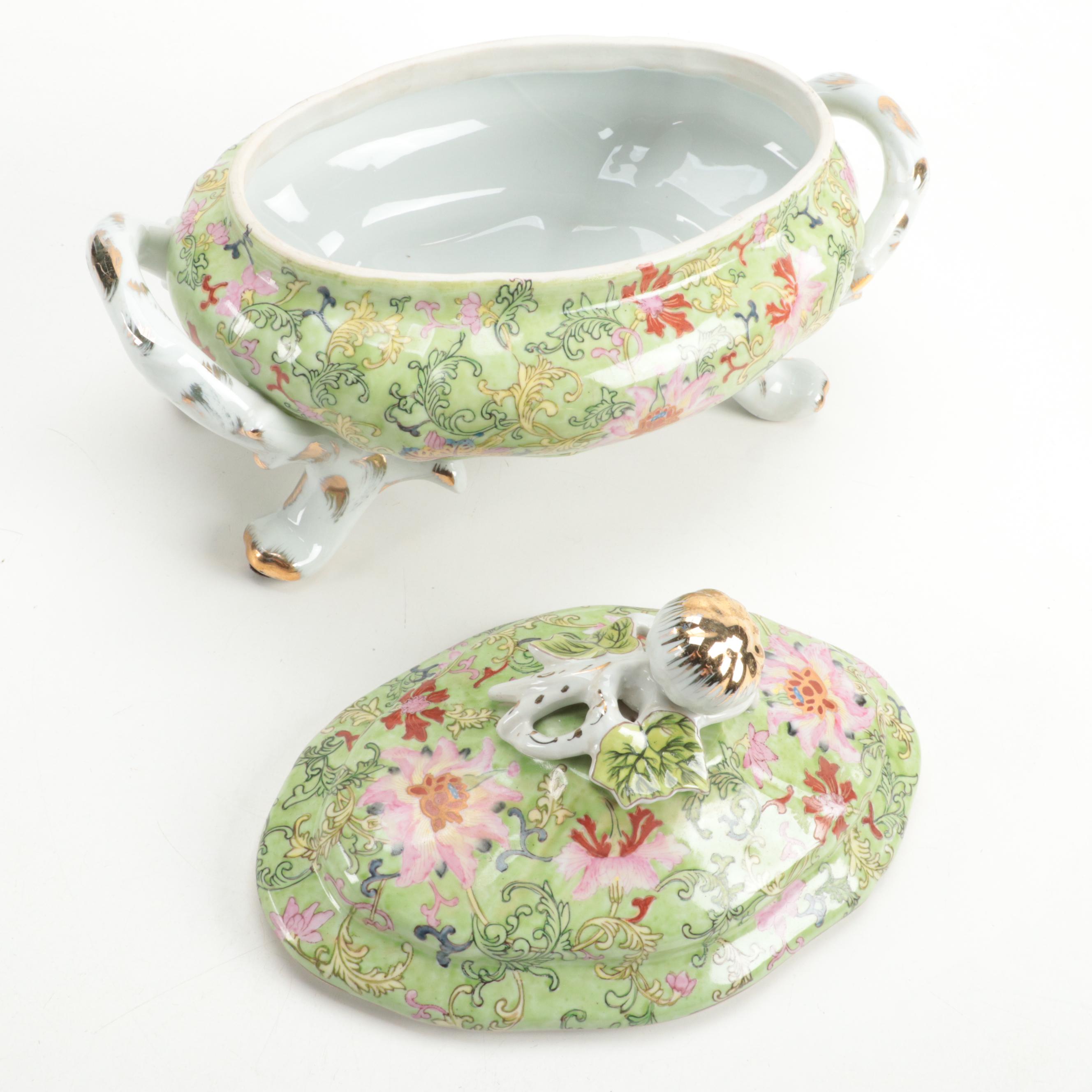 Decorative Chinese Porcelain Tureen