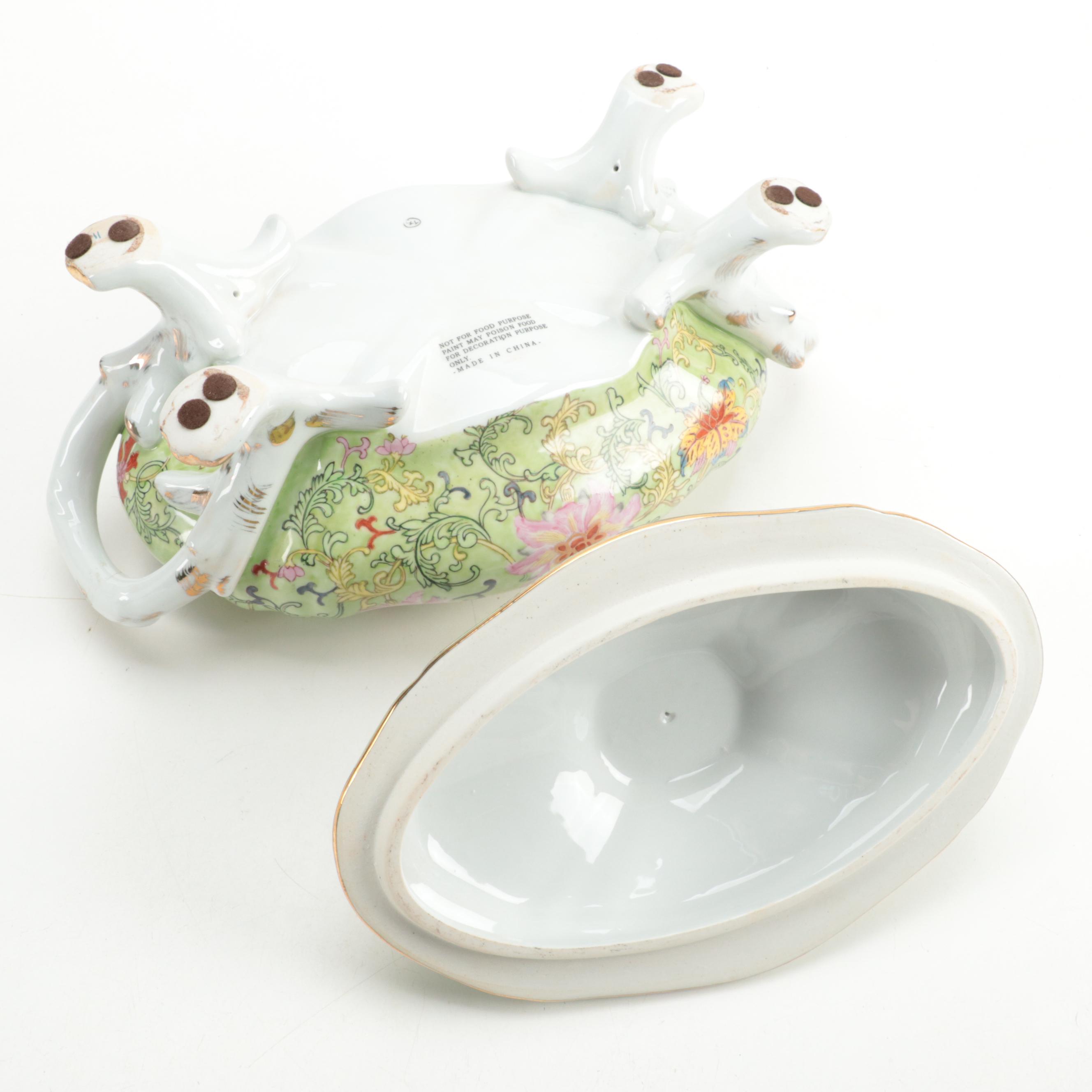 Decorative Chinese Porcelain Tureen