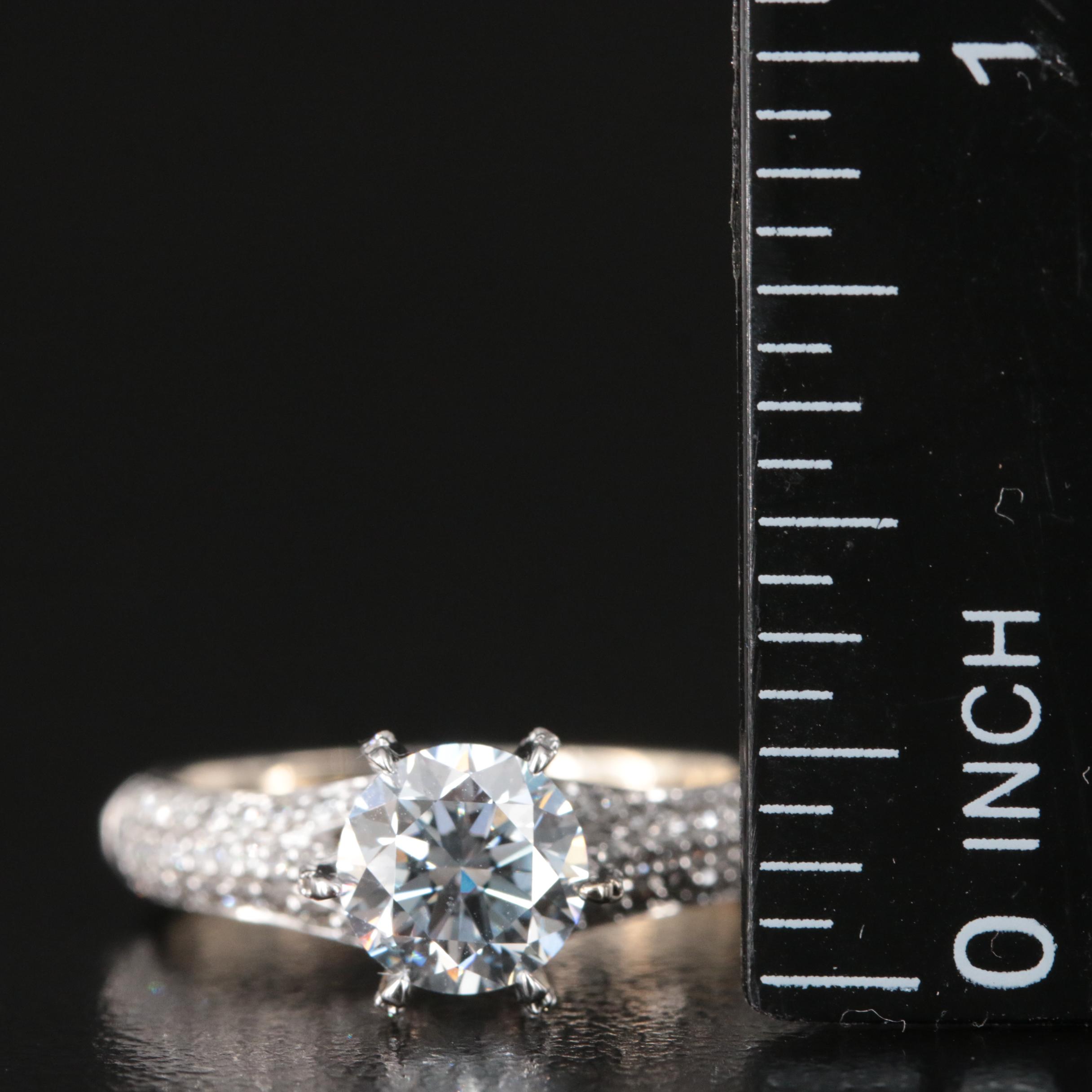 14K 1.72 CTW Lab Grown Diamond Ring