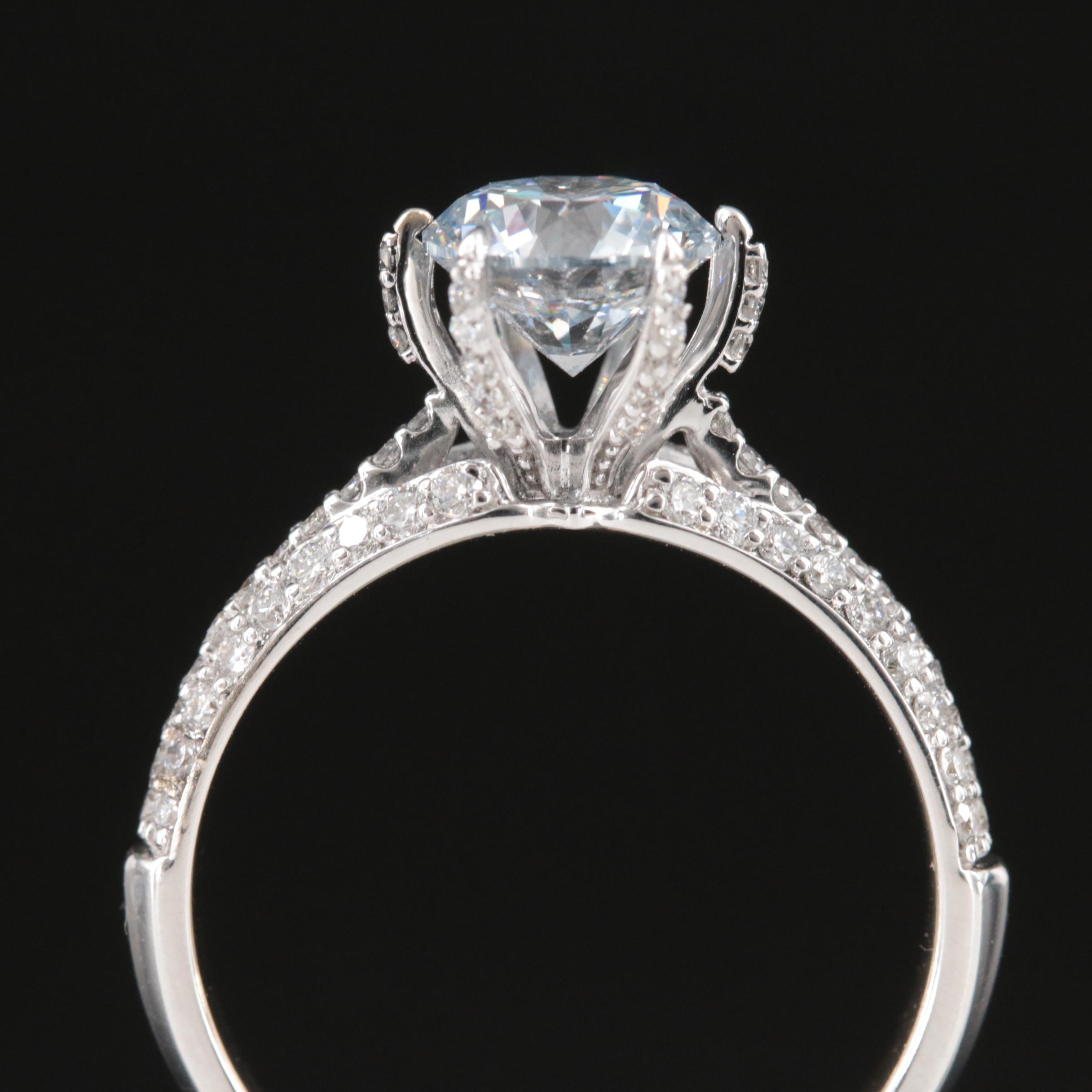 14K 1.72 CTW Lab Grown Diamond Ring