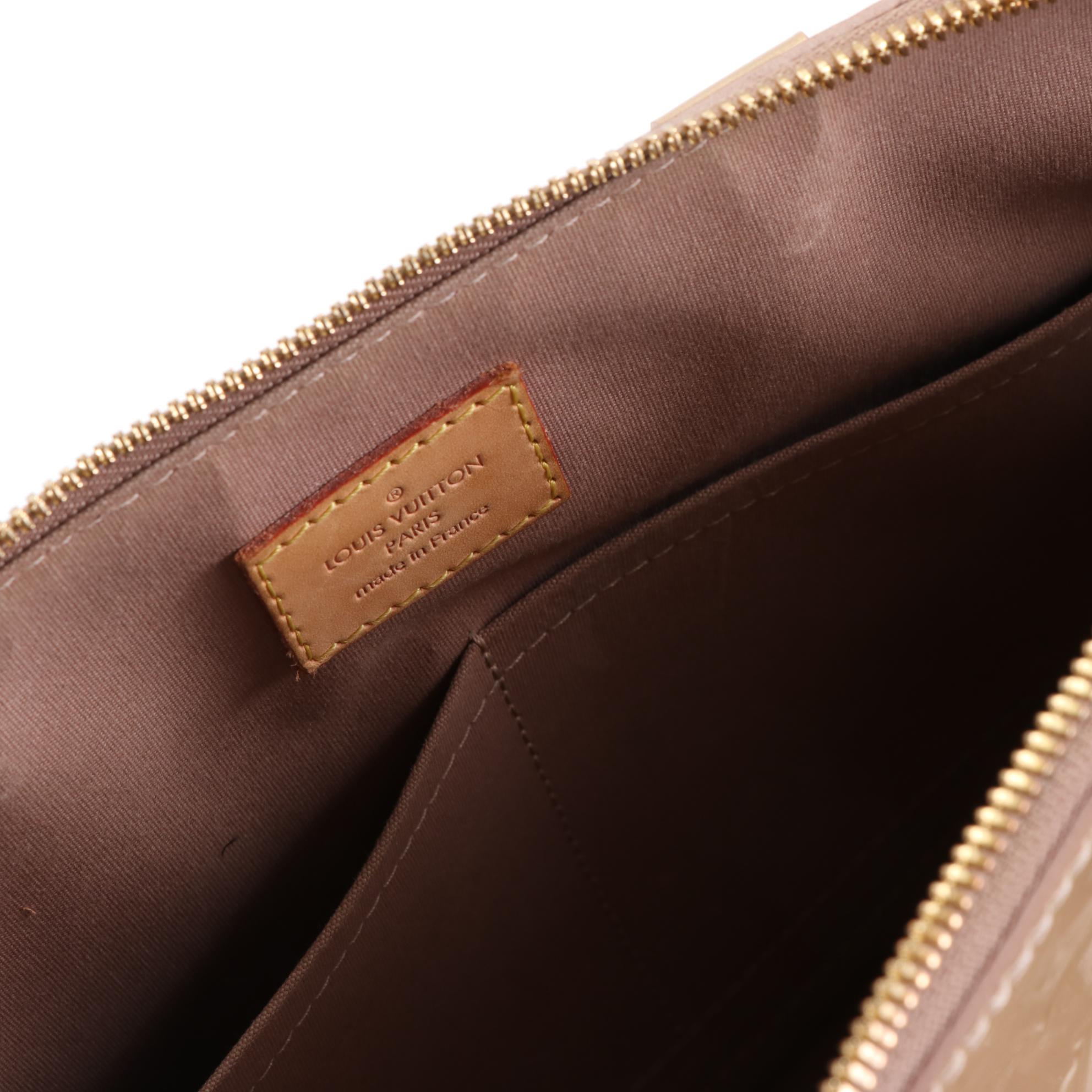 Louis Vuitton Alma PM Bag in Beige Poudre Monogram Vernis