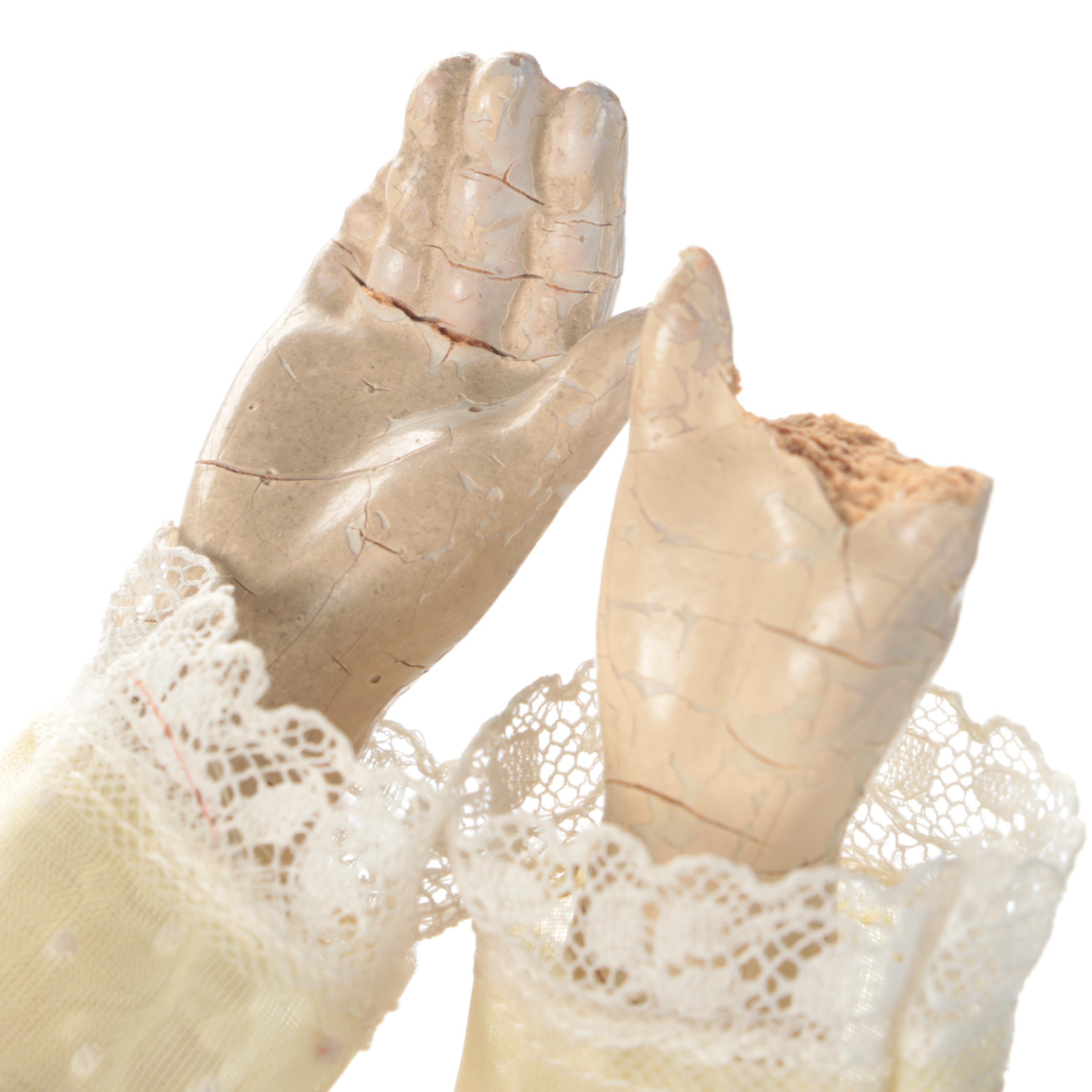 French Style Composition and Cloth Dolls, Early to Mid-20th Century