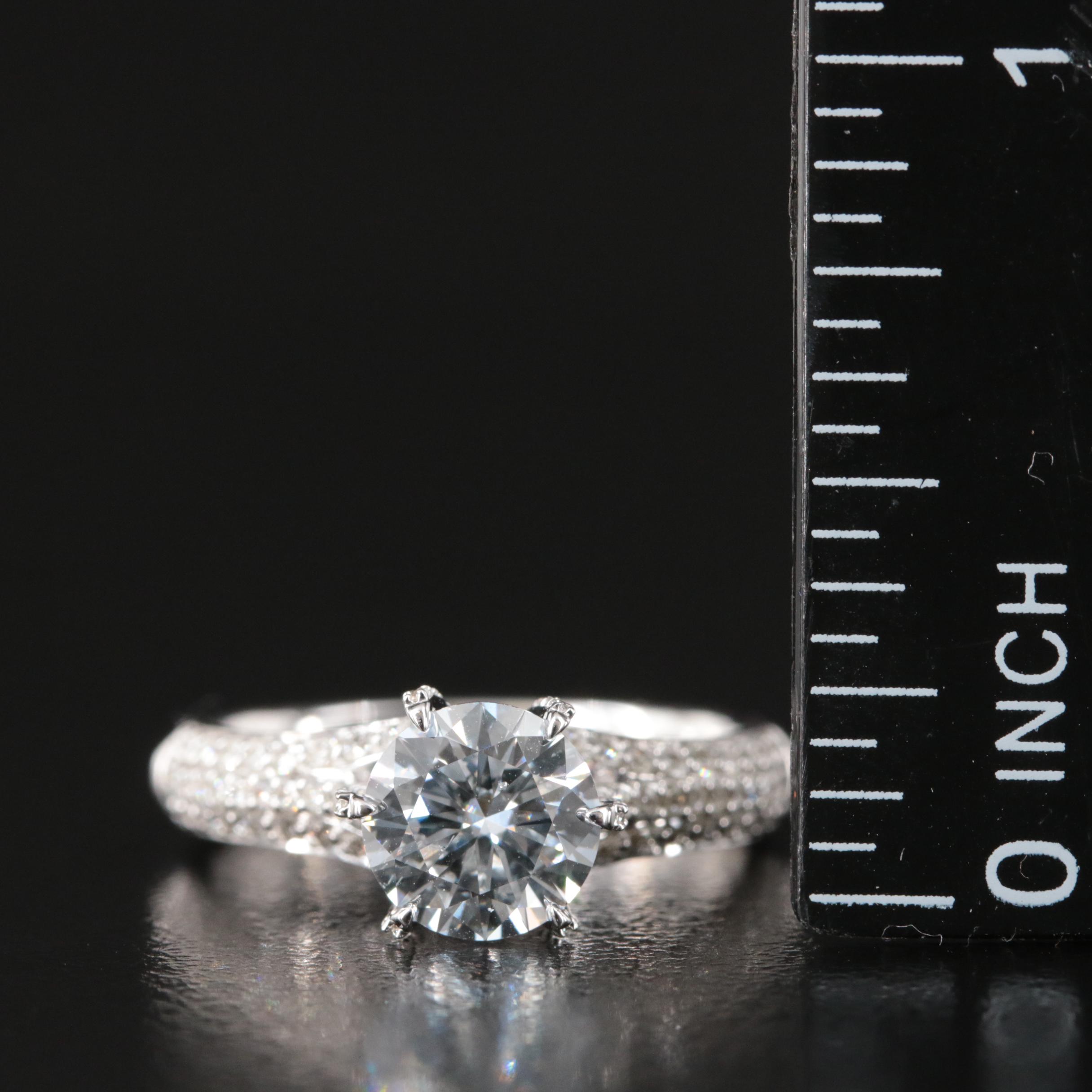 14K 1.90 CTW Lab Grown Diamond Ring