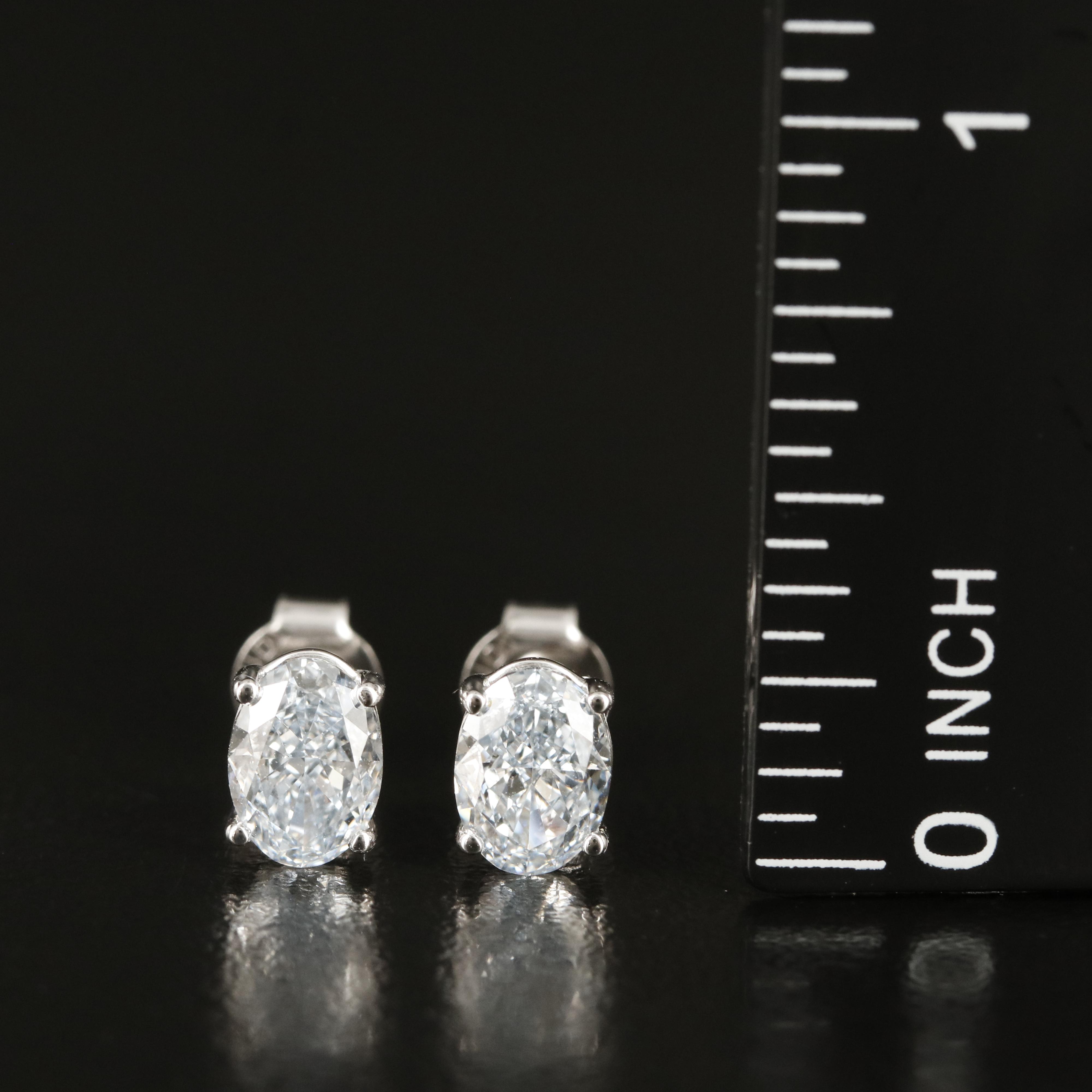 14K 1.50 CTW Lab Grown Diamond Stud Earrings