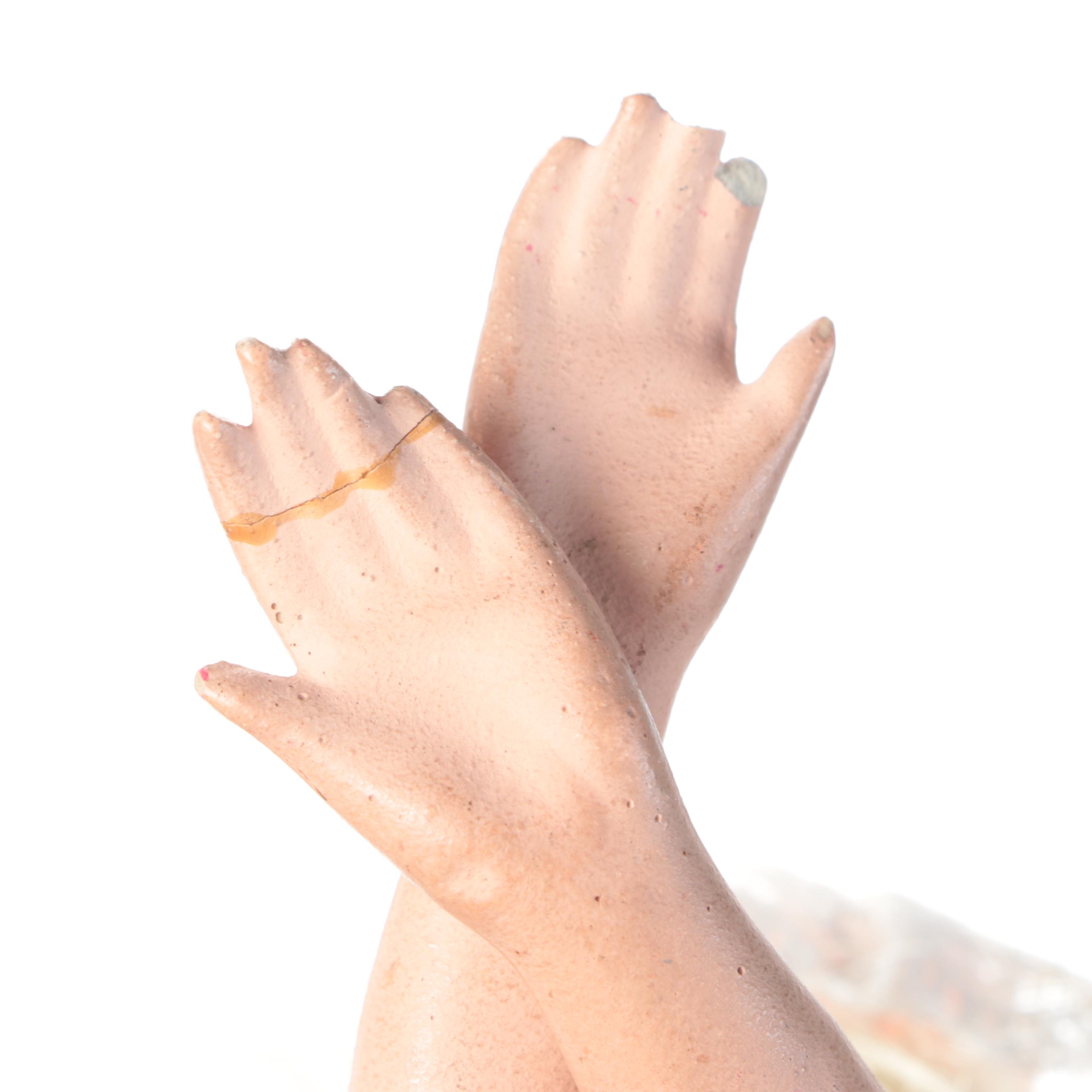 French Style Composition and Cloth Dolls, Early to Mid-20th Century