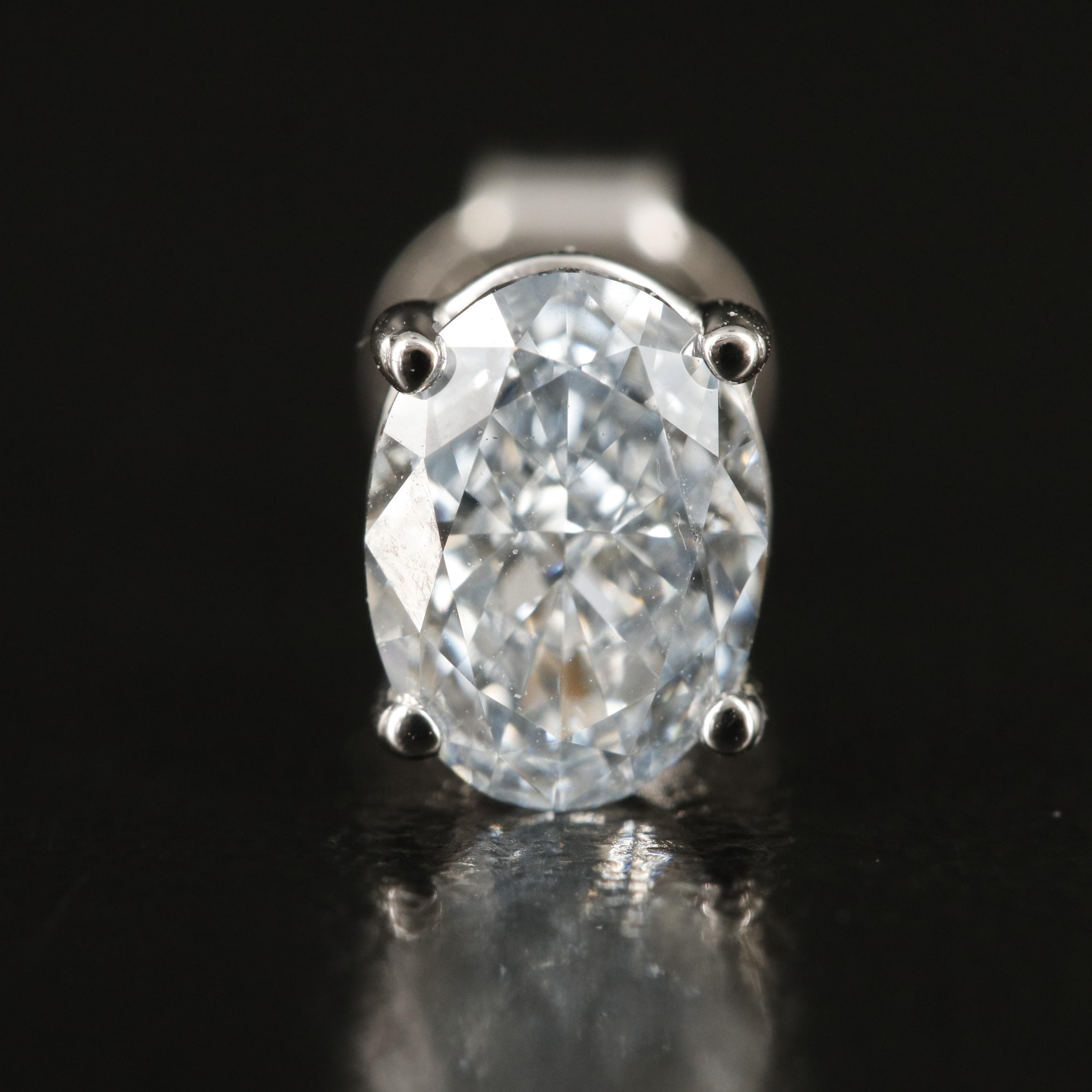 14K 1.50 CTW Lab Grown Diamond Stud Earrings