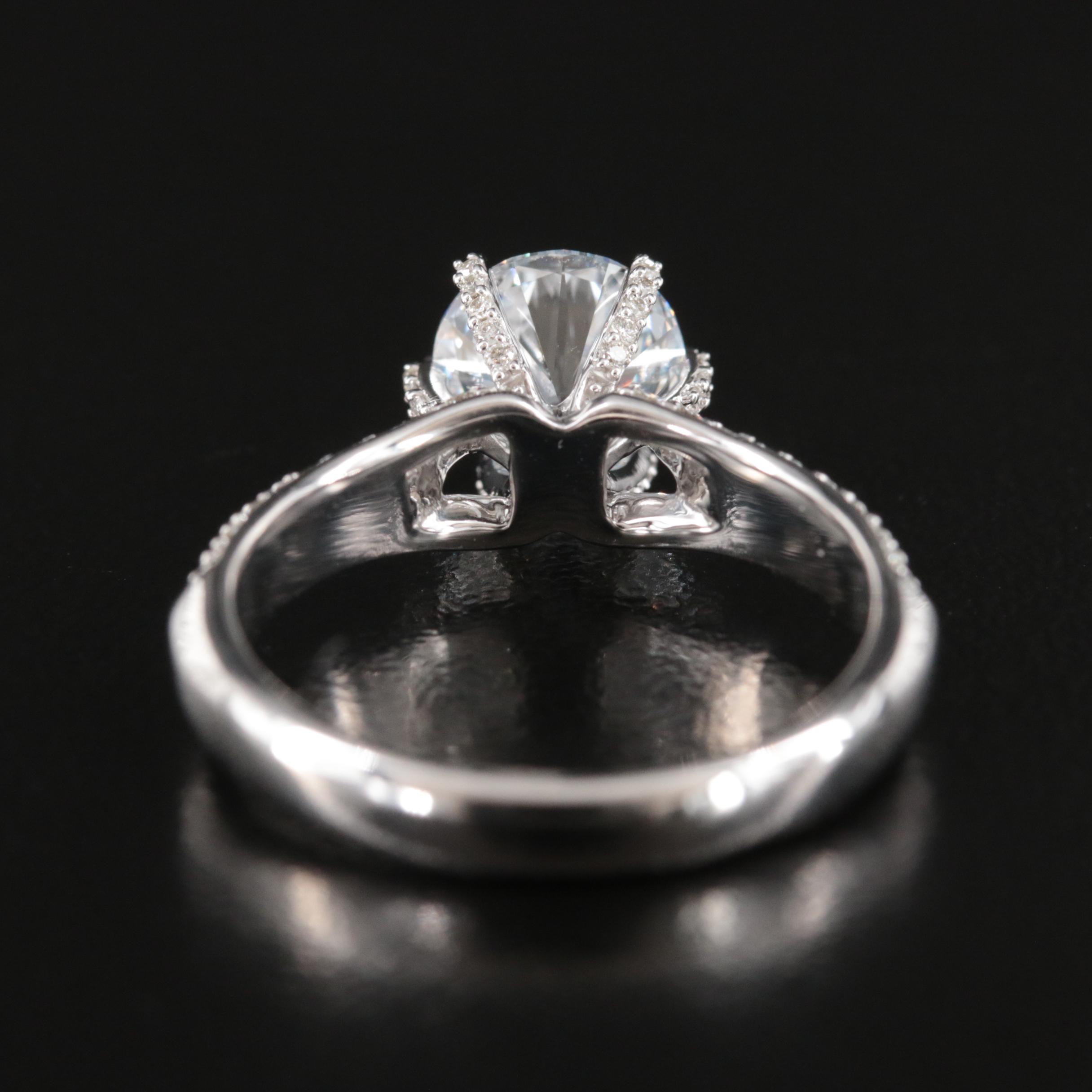 14K 1.90 CTW Lab Grown Diamond Ring