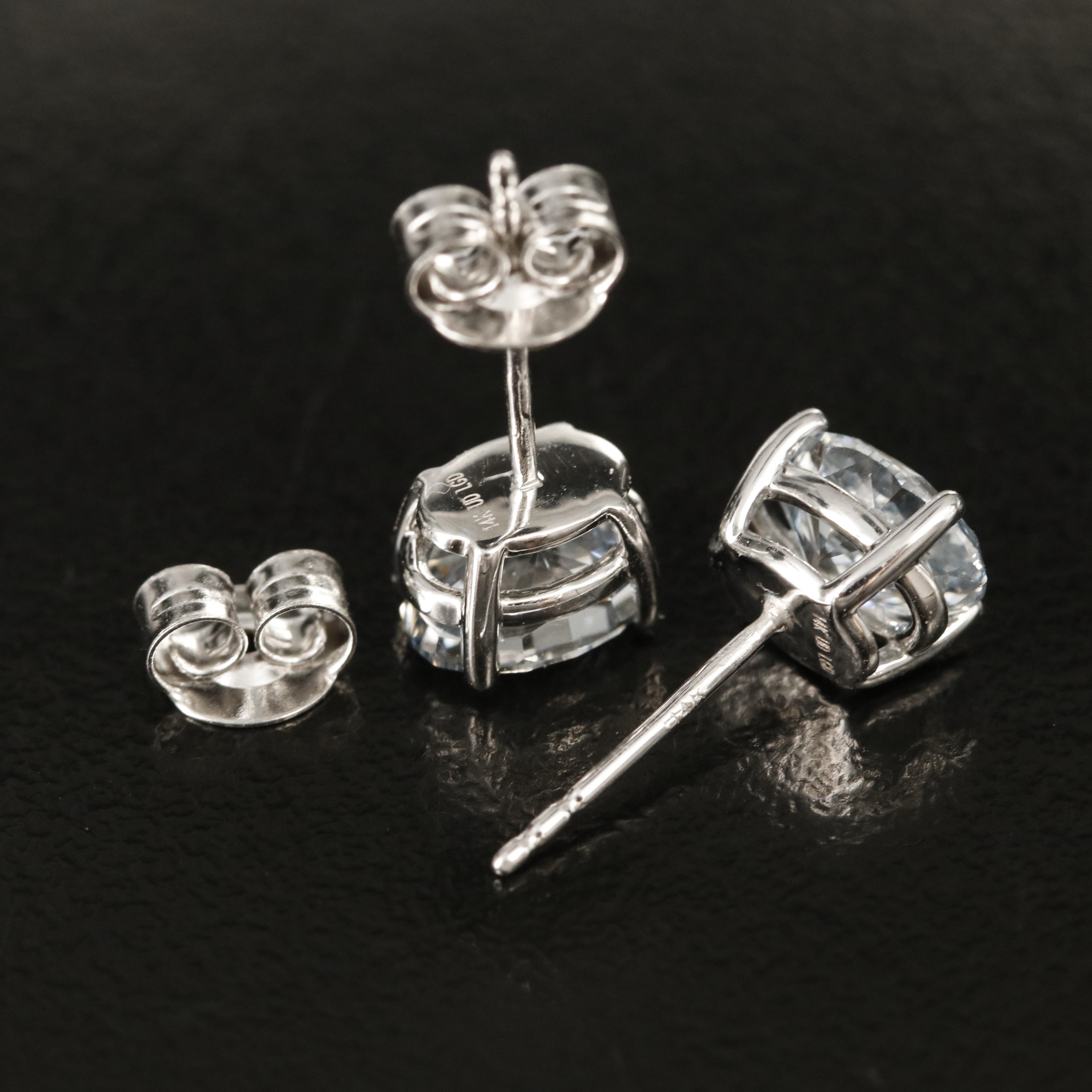 14K 1.50 CTW Lab Grown Diamond Stud Earrings