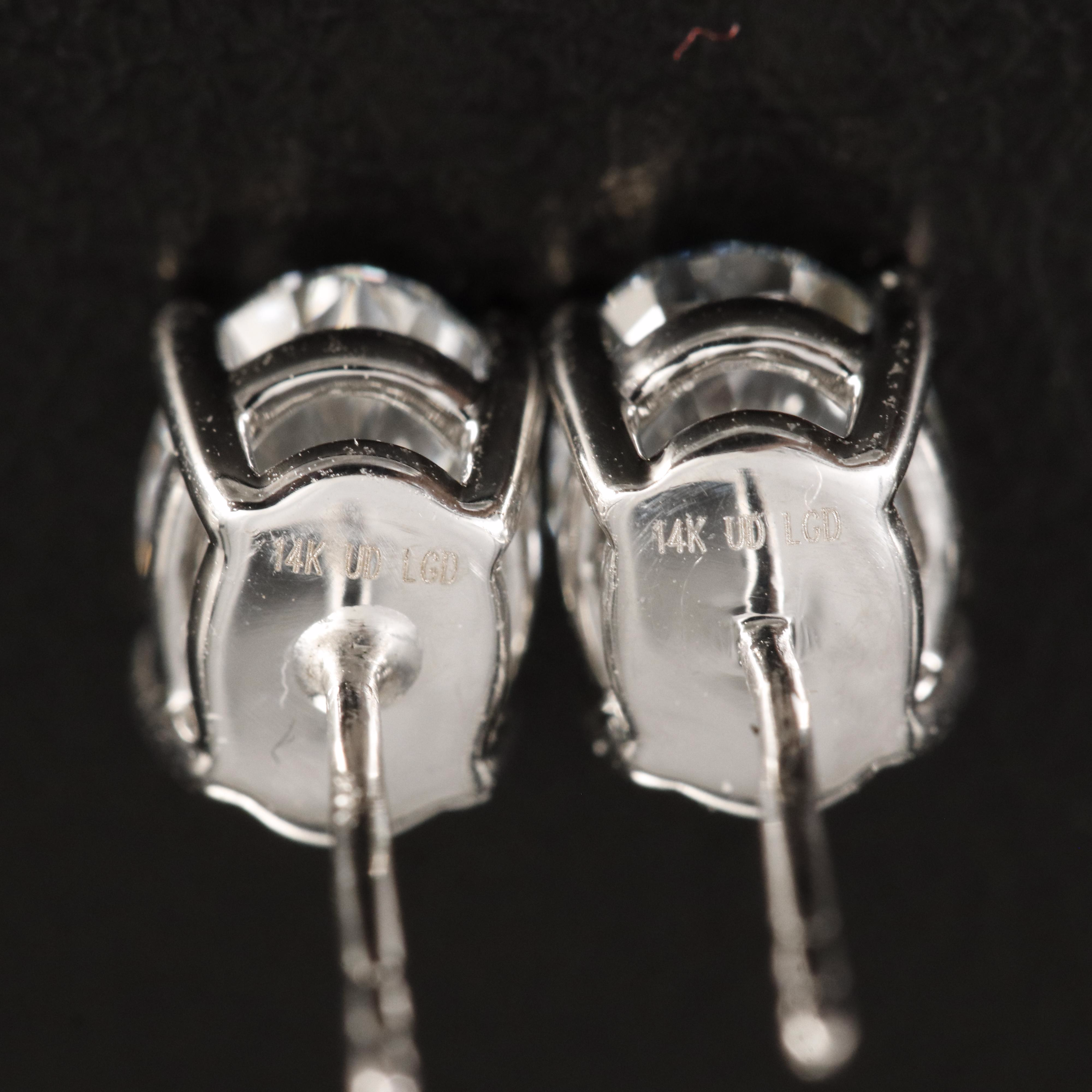 14K 1.50 CTW Lab Grown Diamond Stud Earrings