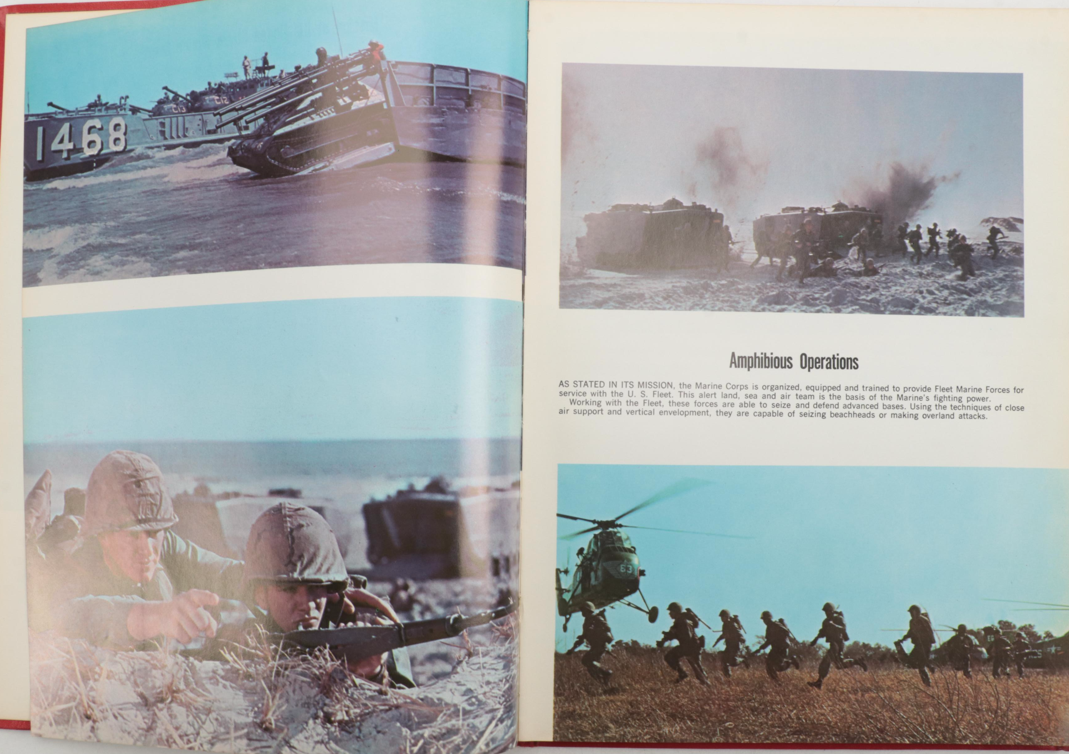 Vietnam Era Marine Corps Yearbook, Training Manuals, Guidebook and Patch