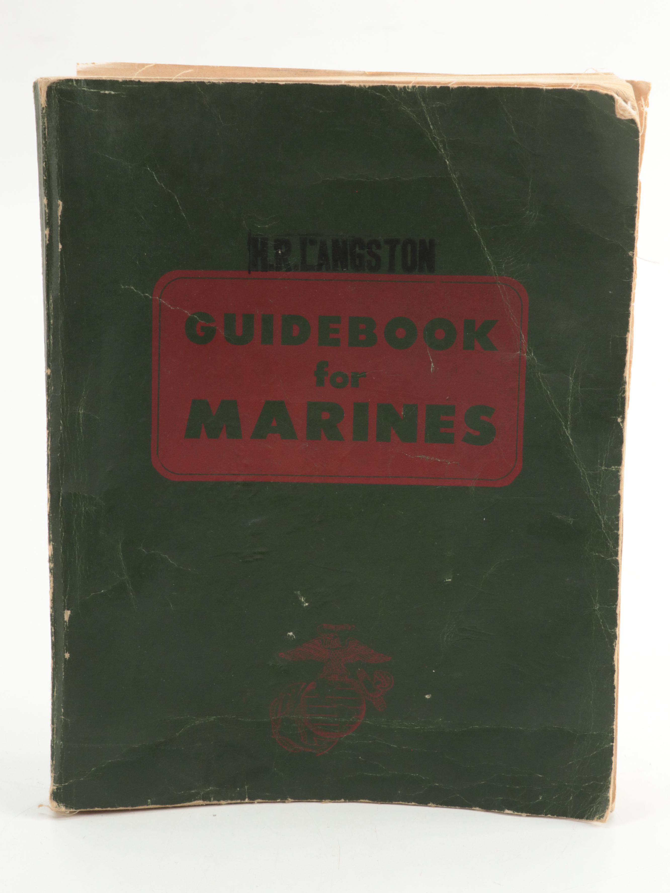 Vietnam Era Marine Corps Yearbook, Training Manuals, Guidebook and Patch
