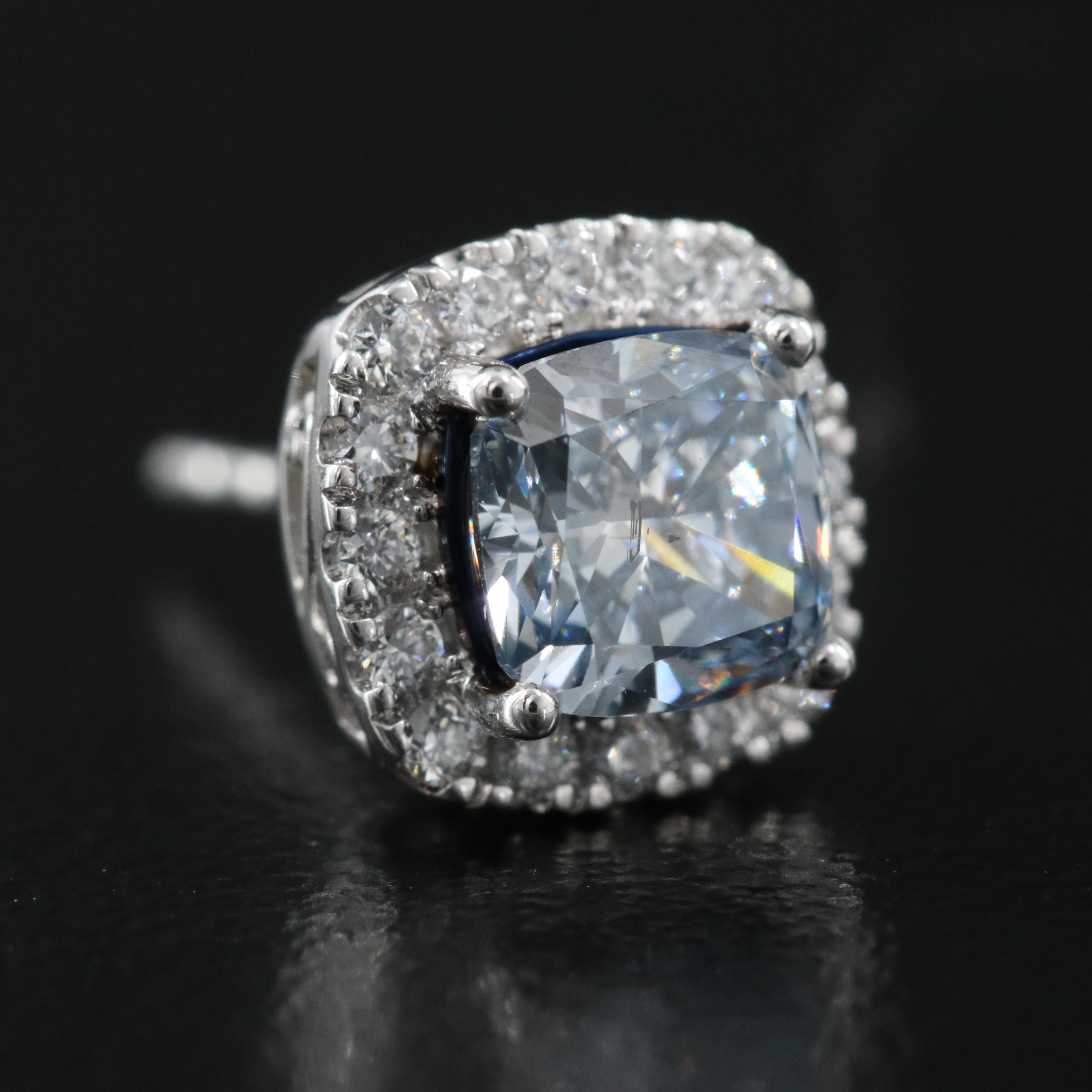 14K 1.78 CTW Lab Grown Diamond Stud Earrings