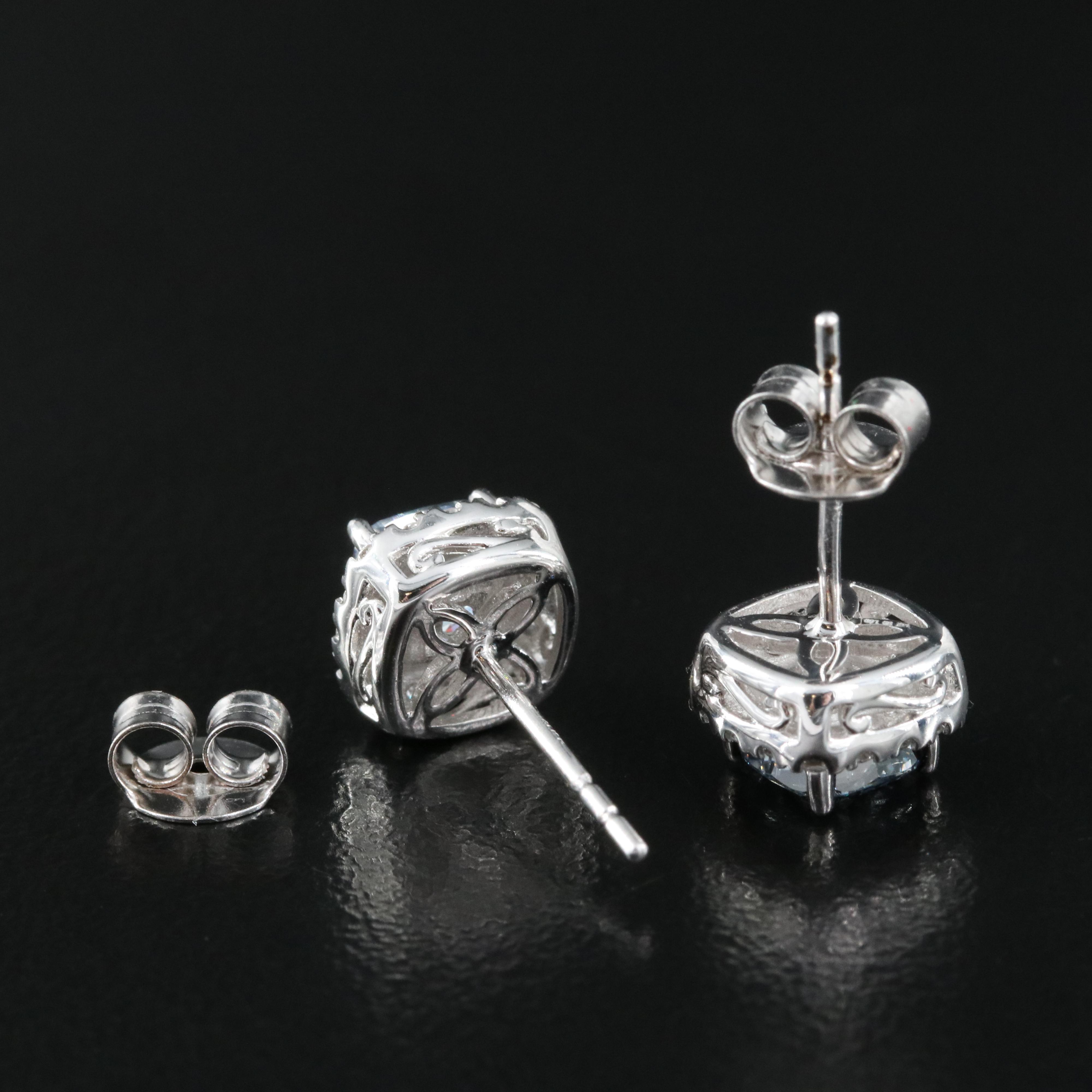 14K 1.78 CTW Lab Grown Diamond Stud Earrings