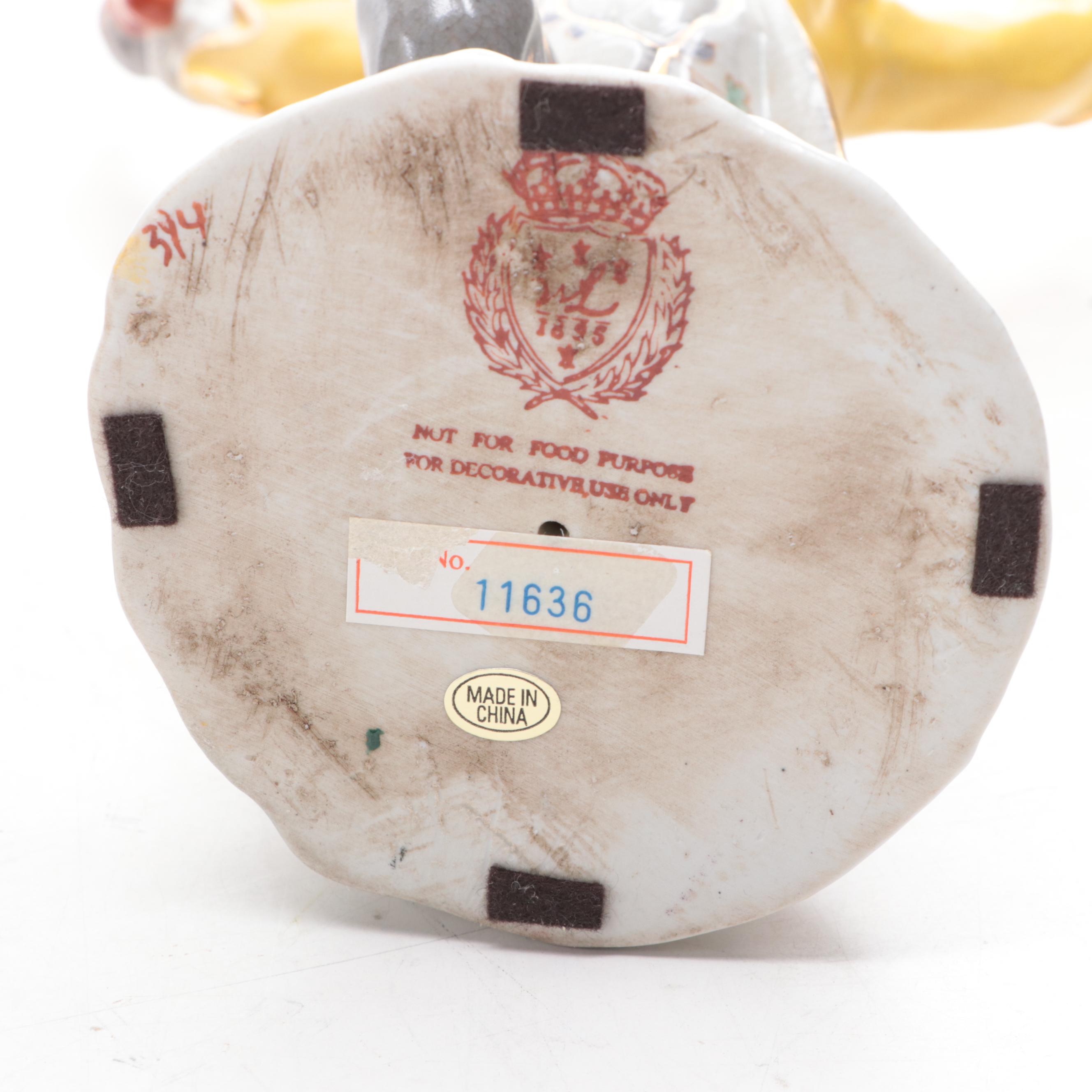 Chelsea House Meissen Style Craquelure Porcelain Monkey Conductor and Musicians