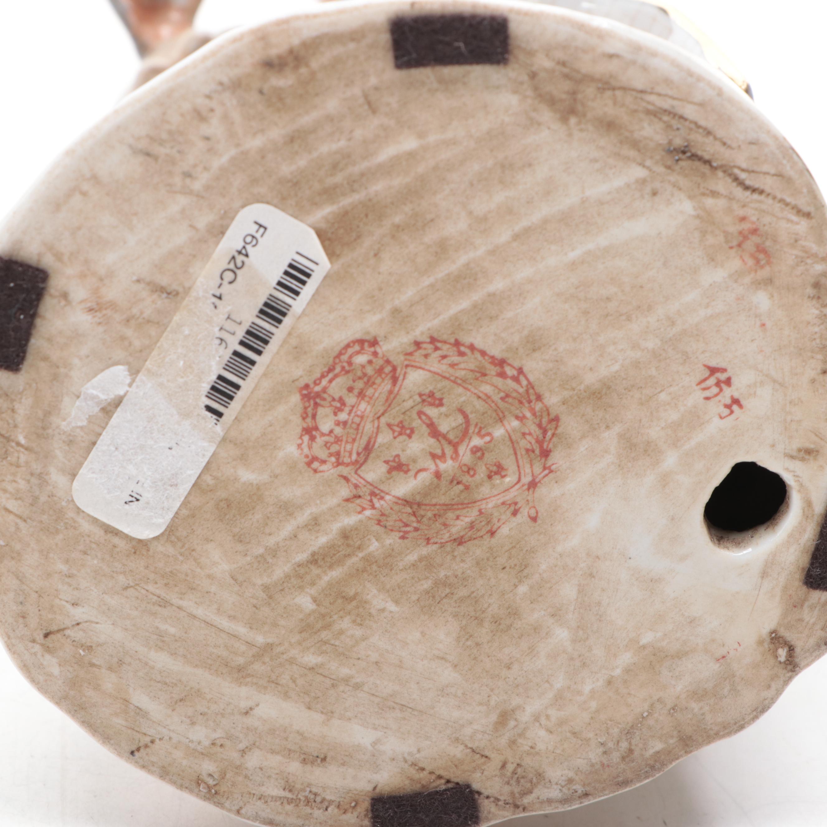 Chelsea House Meissen Style Craquelure Porcelain Monkey Conductor and Musicians