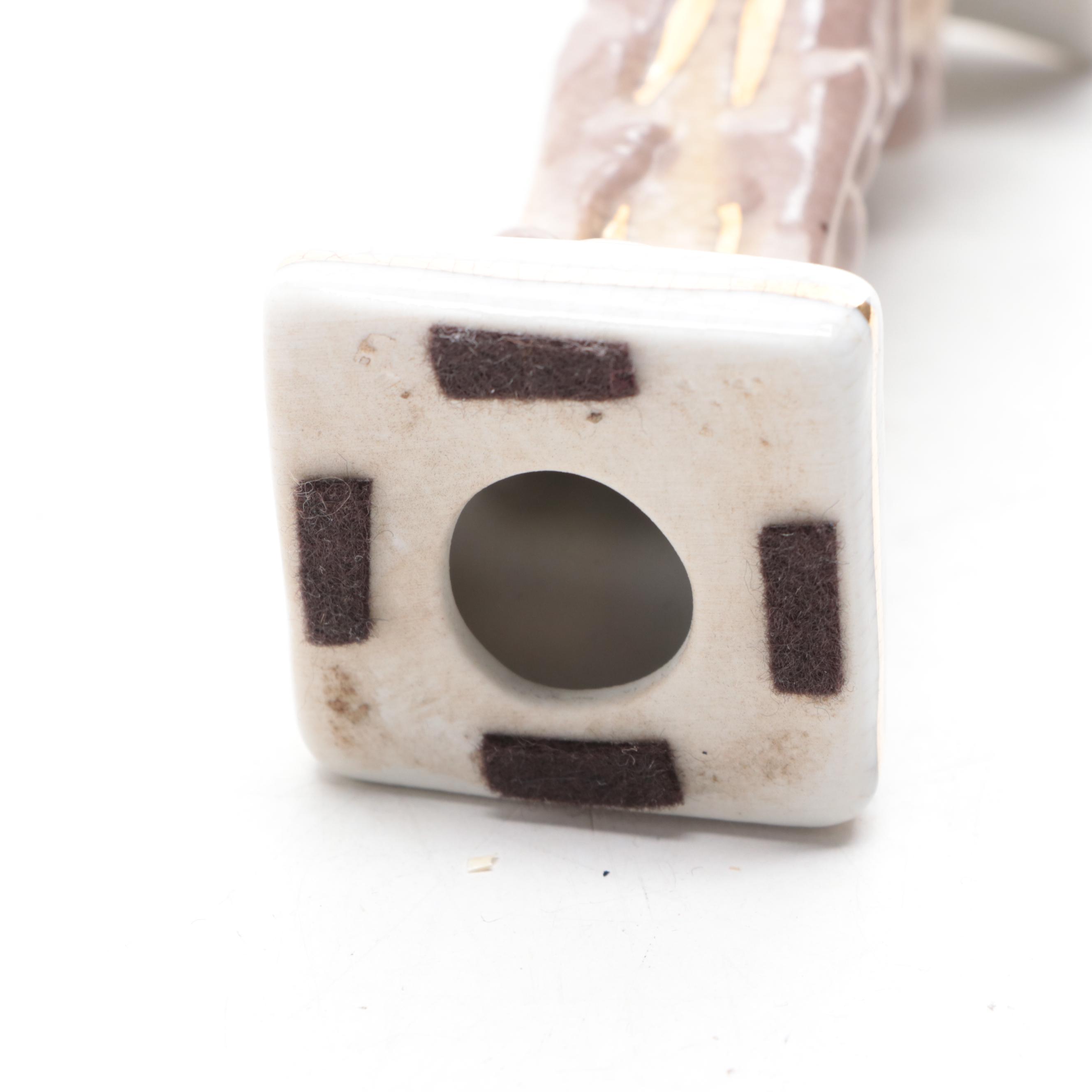 Chelsea House Meissen Style Craquelure Porcelain Monkey Conductor and Musicians