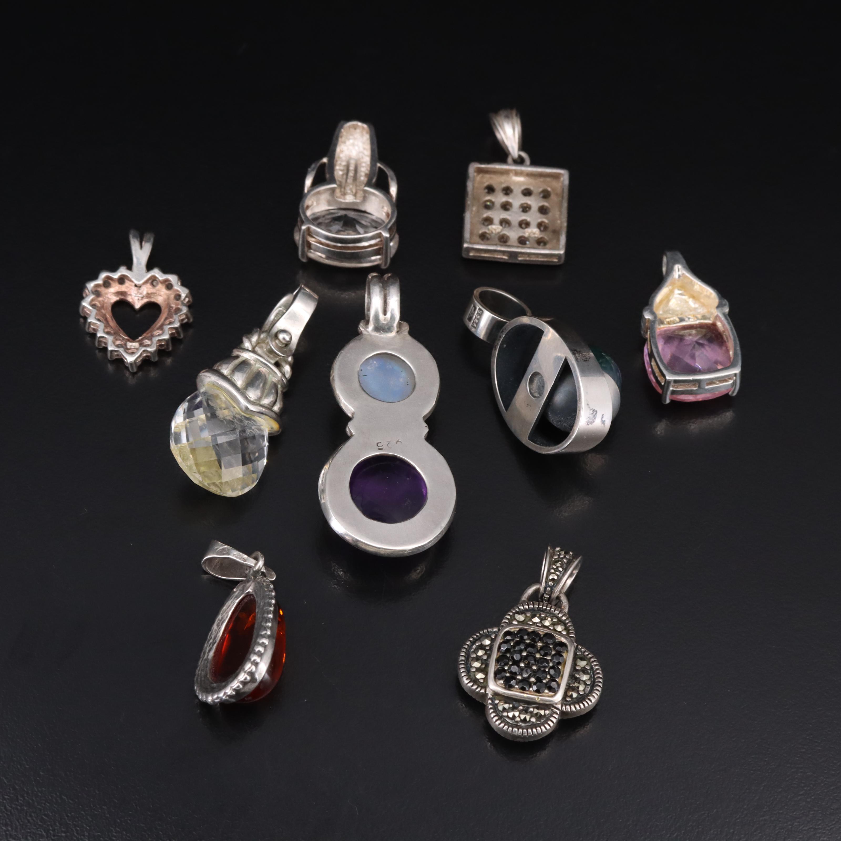 Judith Ripka Enhancer Pendant Featured in Sterling Pendant Collection