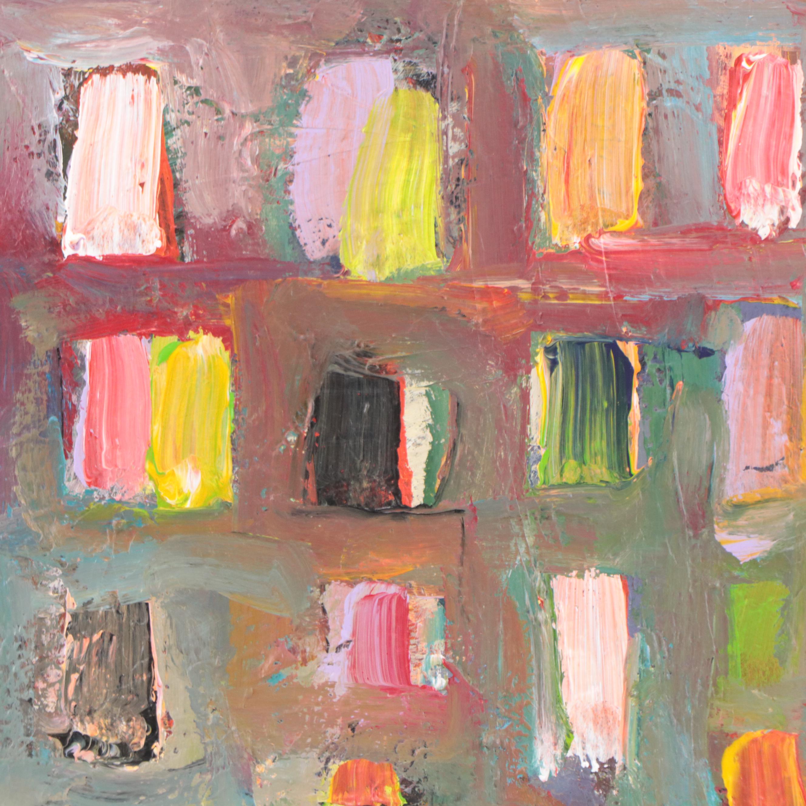 Leif Janek Abstract Acrylic Painting, 21st Century