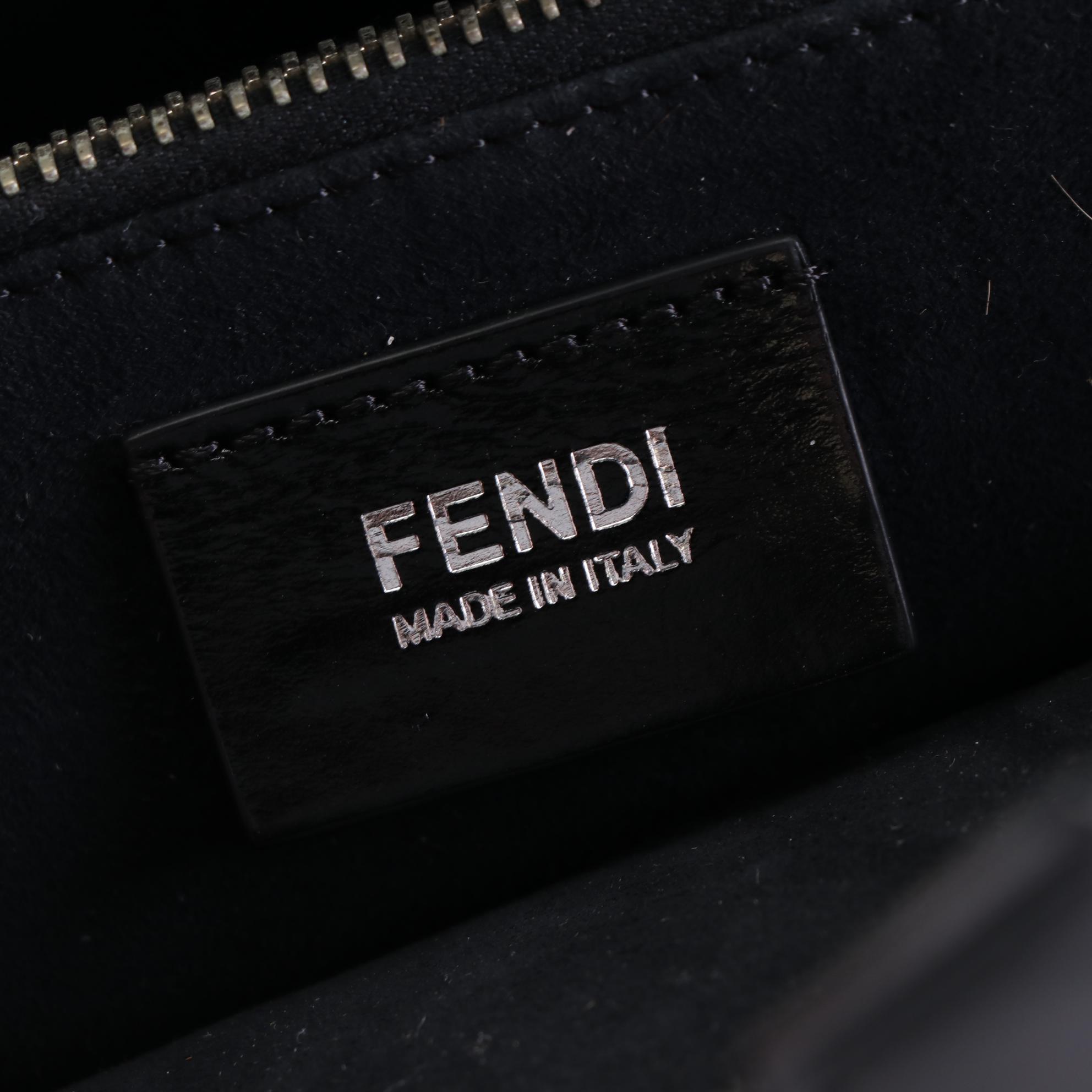 Fendi Medium 2Jours Bag in Printed Calf Hair and Leather