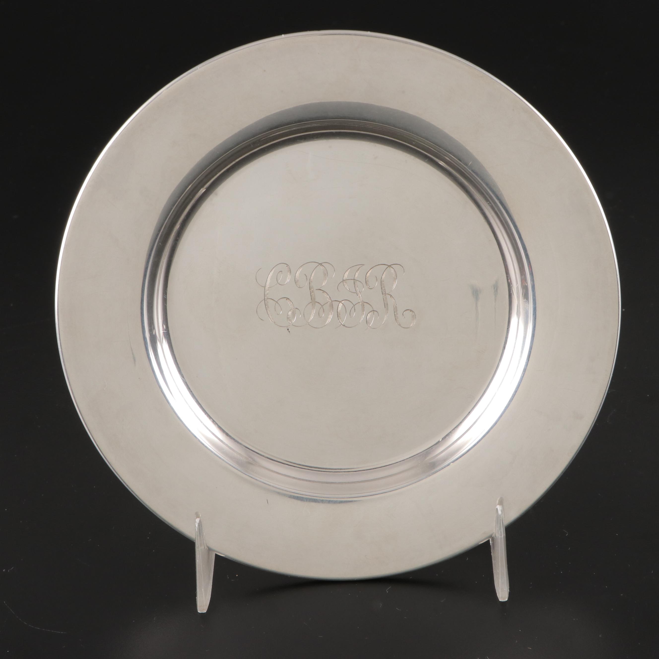 American Sterling Silver Bread and Butter Plates, 20th Century