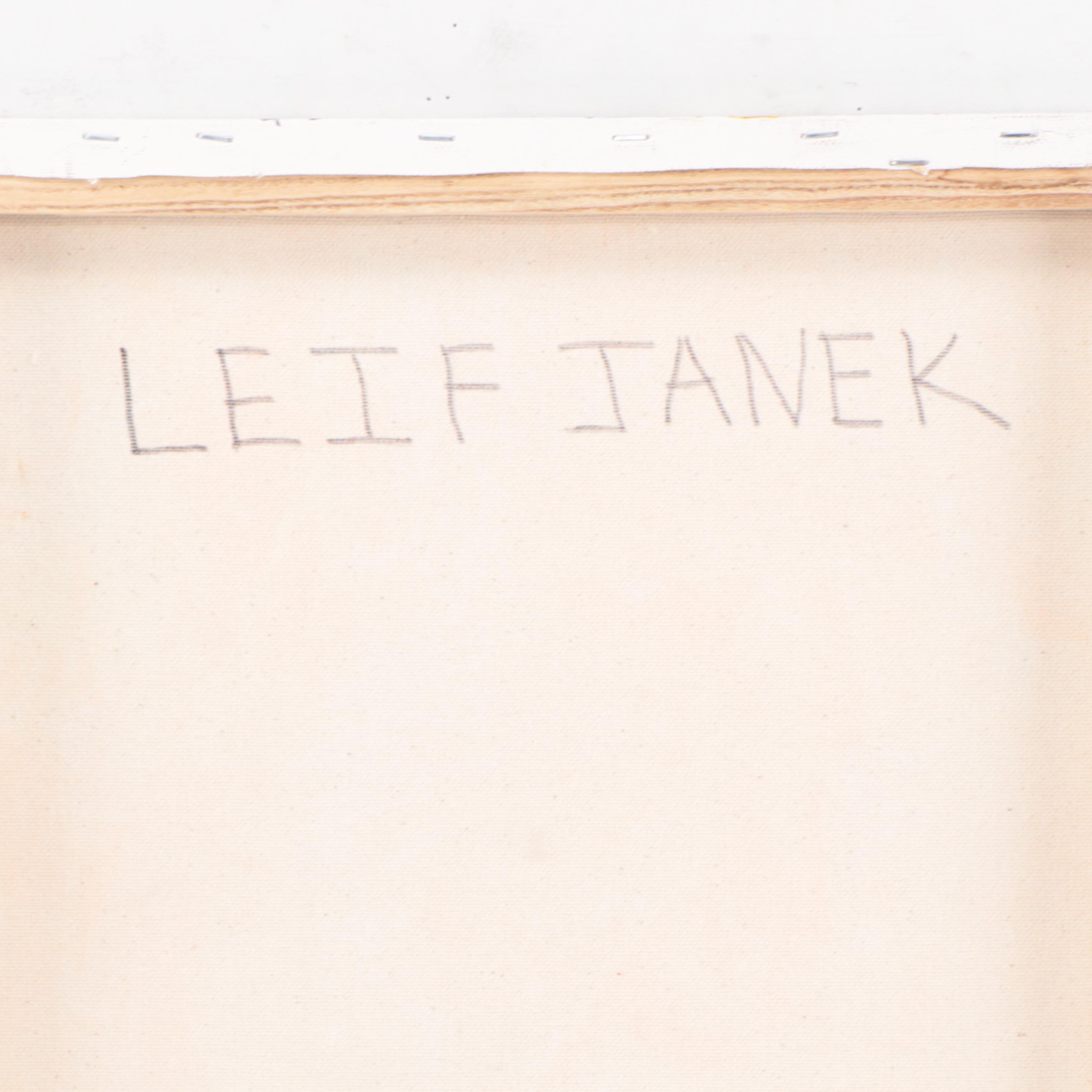 Leif Janek Abstract Acrylic Painting, 21st Century