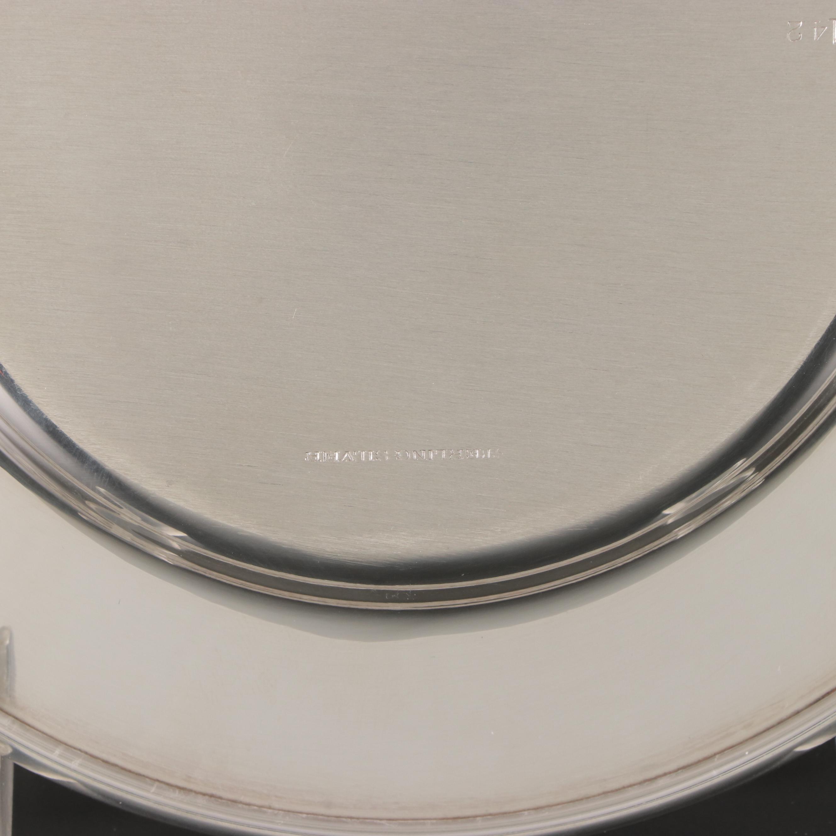 American Sterling Silver Bread and Butter Plates, 20th Century