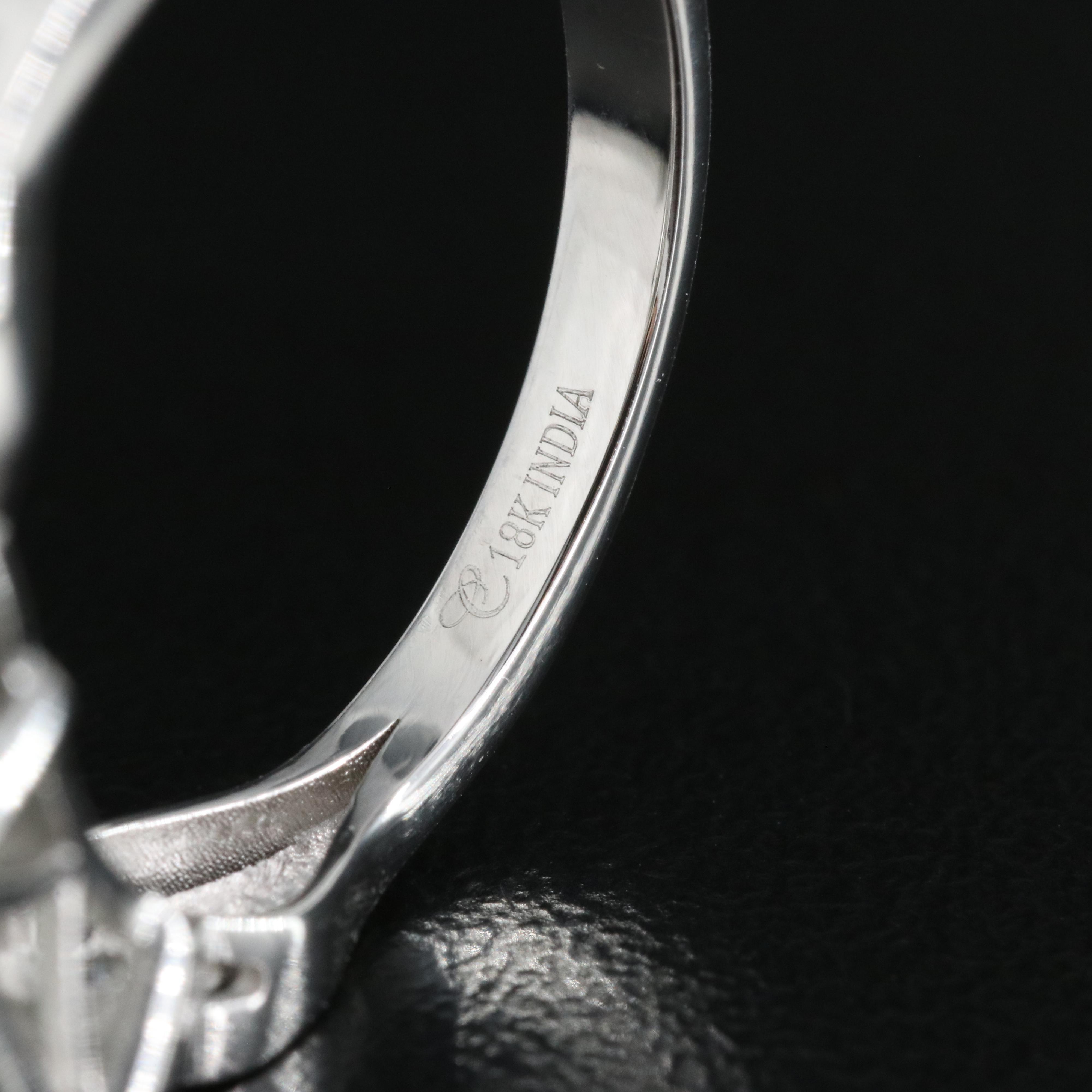 Chromia Jewelry 18K Prasiolite and Diamond Ring