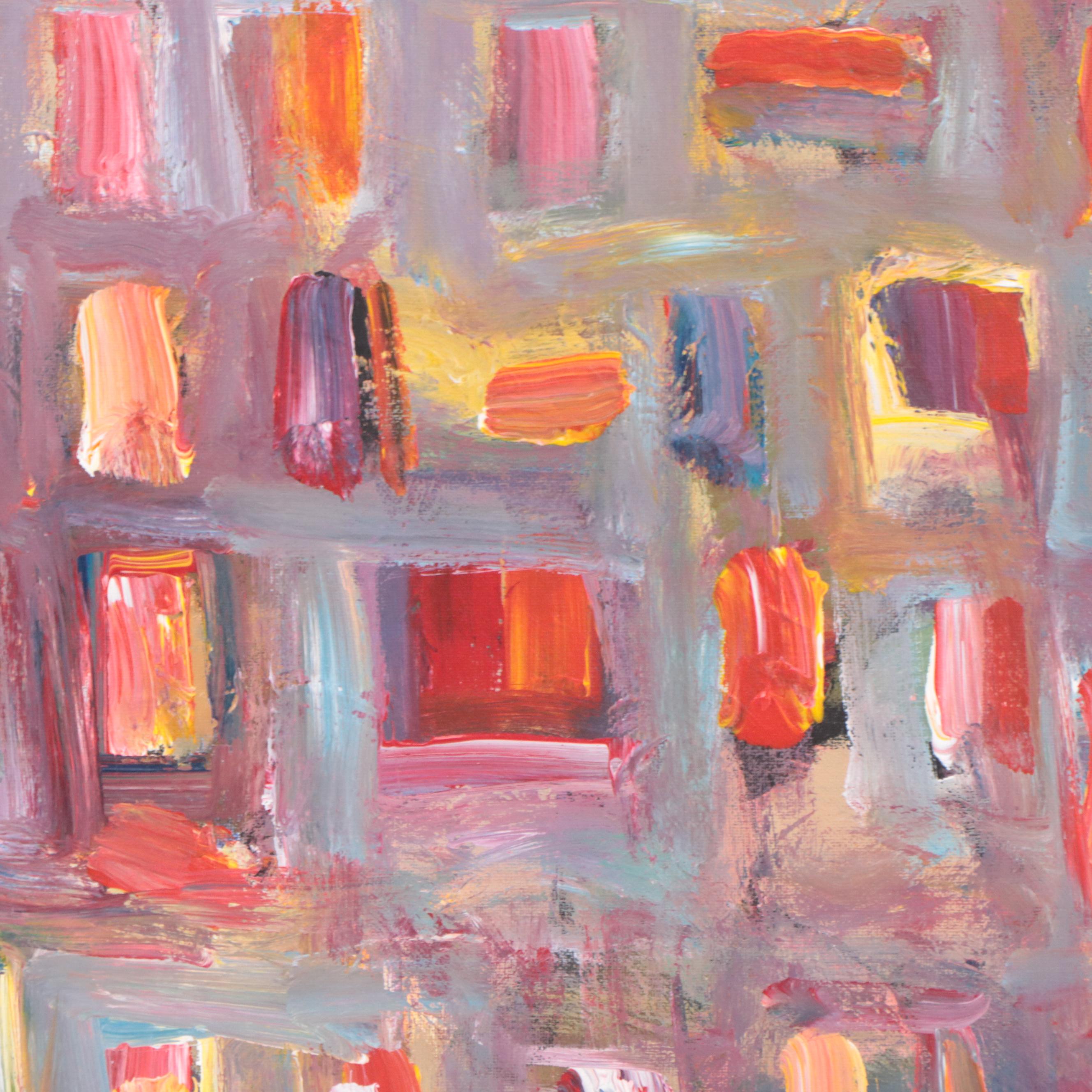 Leif Janek Abstract Acrylic Painting, 21st Century