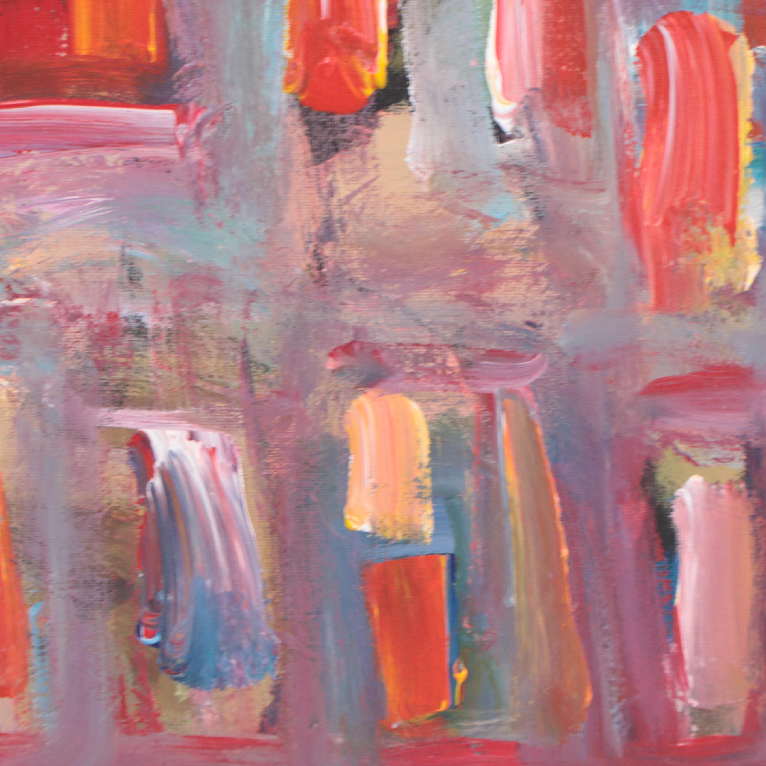 Leif Janek Abstract Acrylic Painting, 21st Century