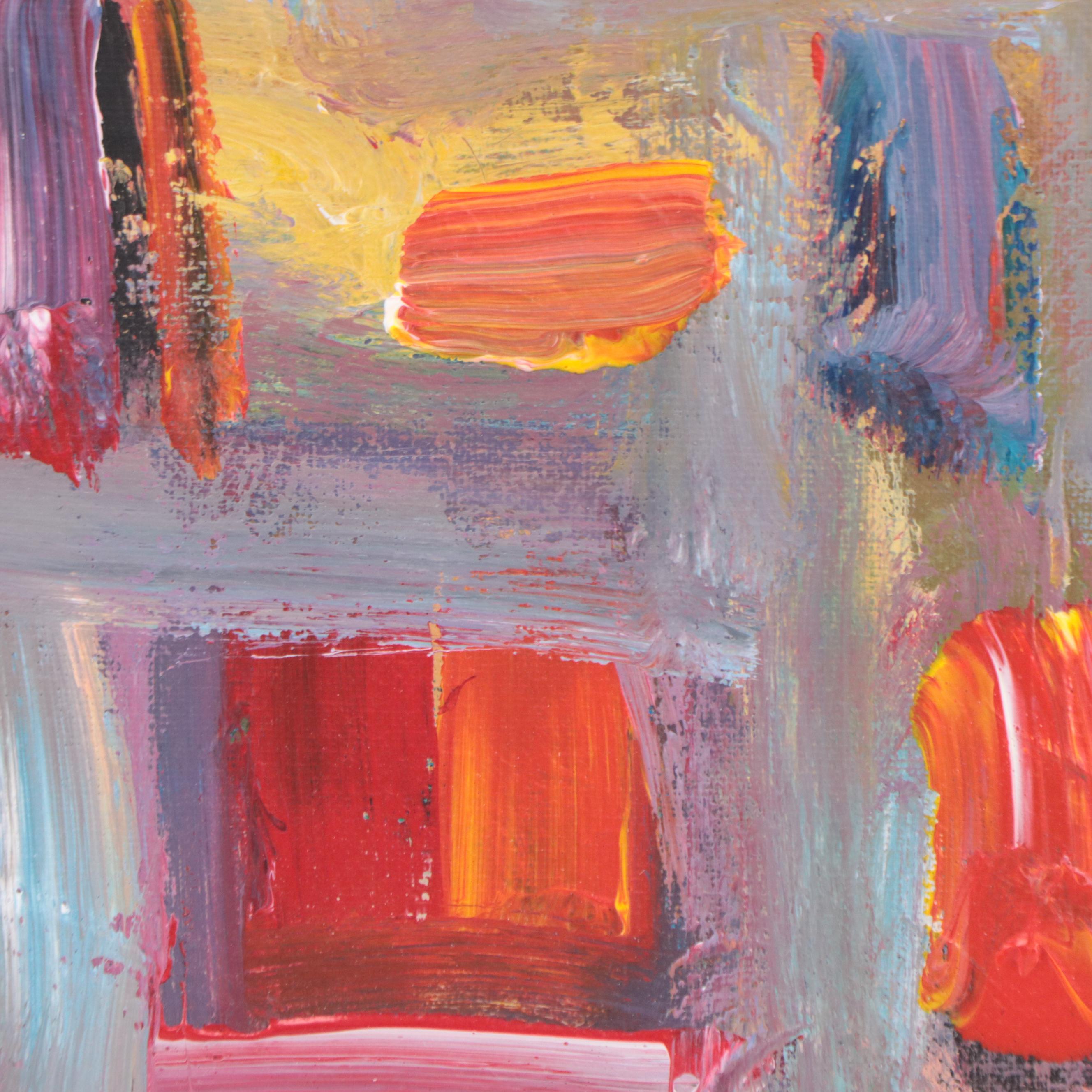 Leif Janek Abstract Acrylic Painting, 21st Century