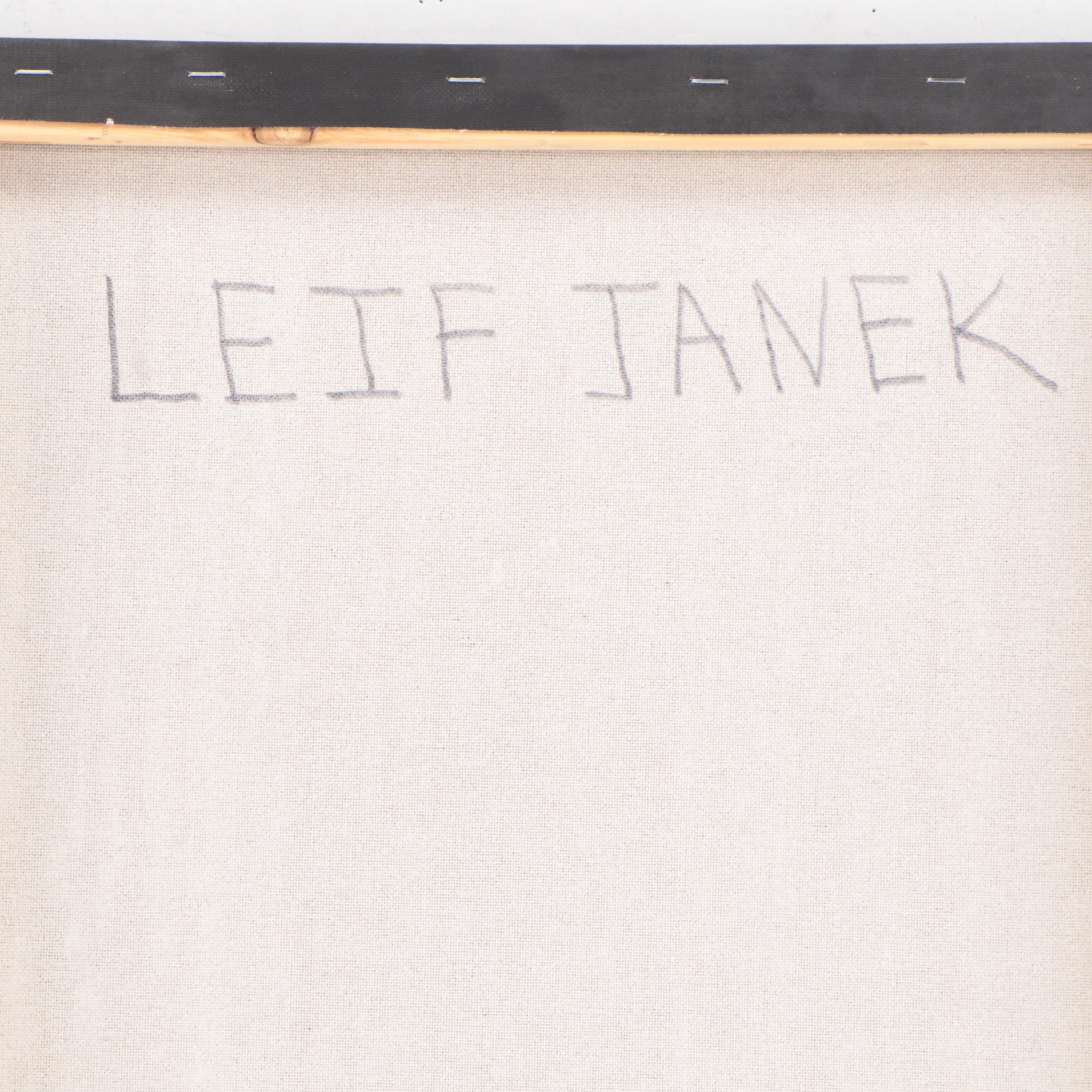 Leif Janek Abstract Acrylic Painting, 21st Century