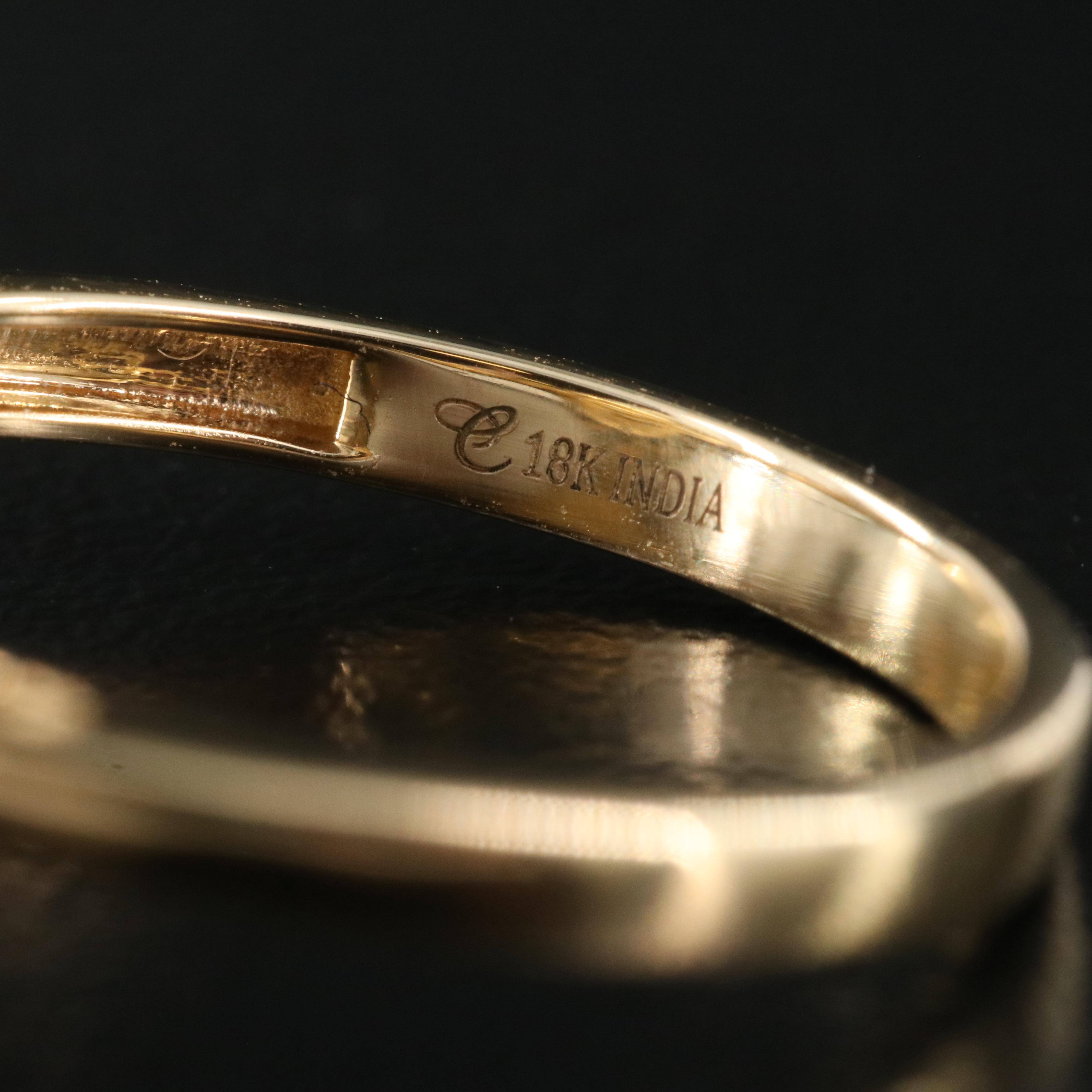 Chromia Jewelry 18K Aquamarine and Diamond Ring