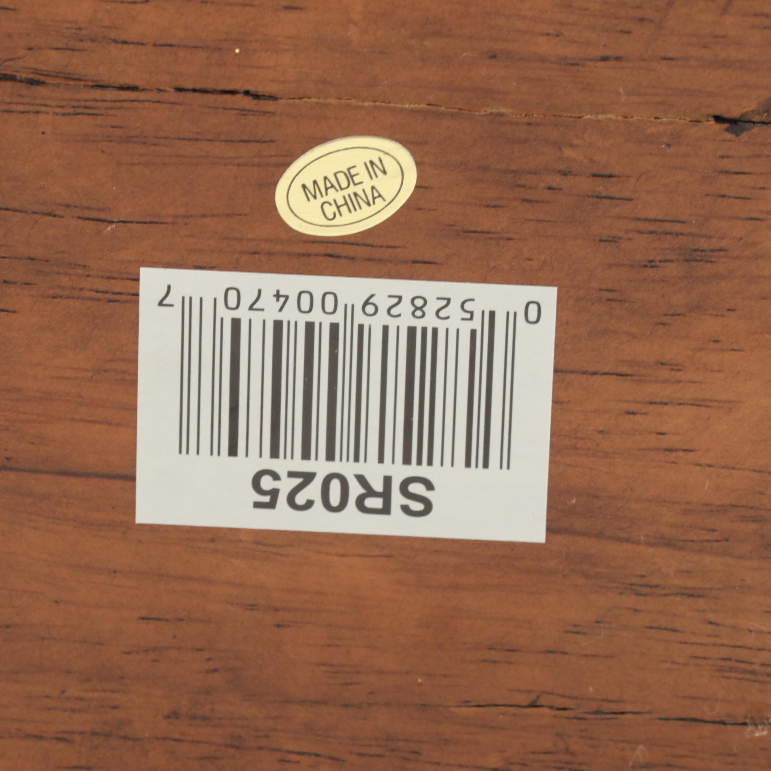 Neoclassical Style Paint-Decorated Carved Wood Urns