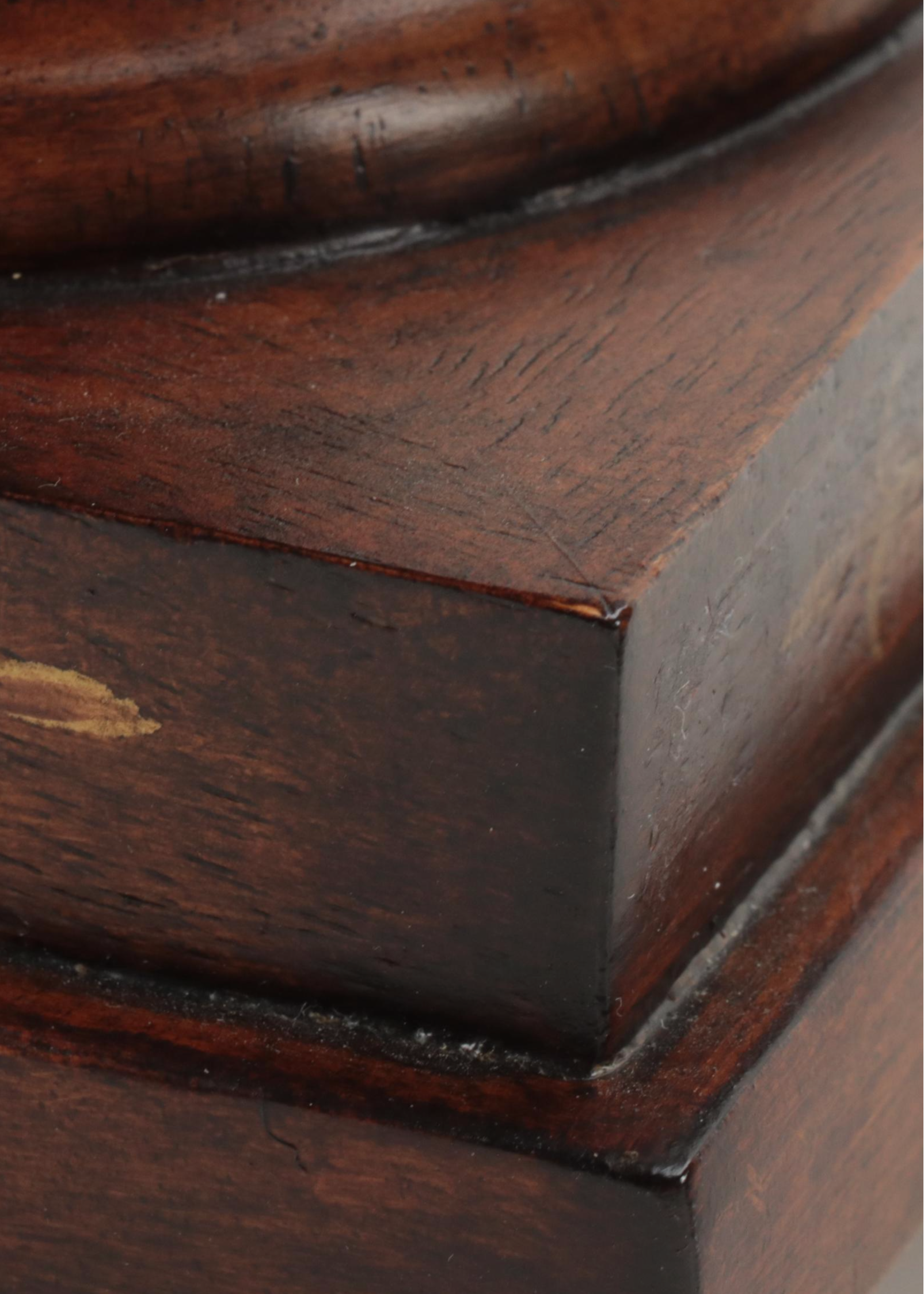 Neoclassical Style Paint-Decorated Carved Wood Urns