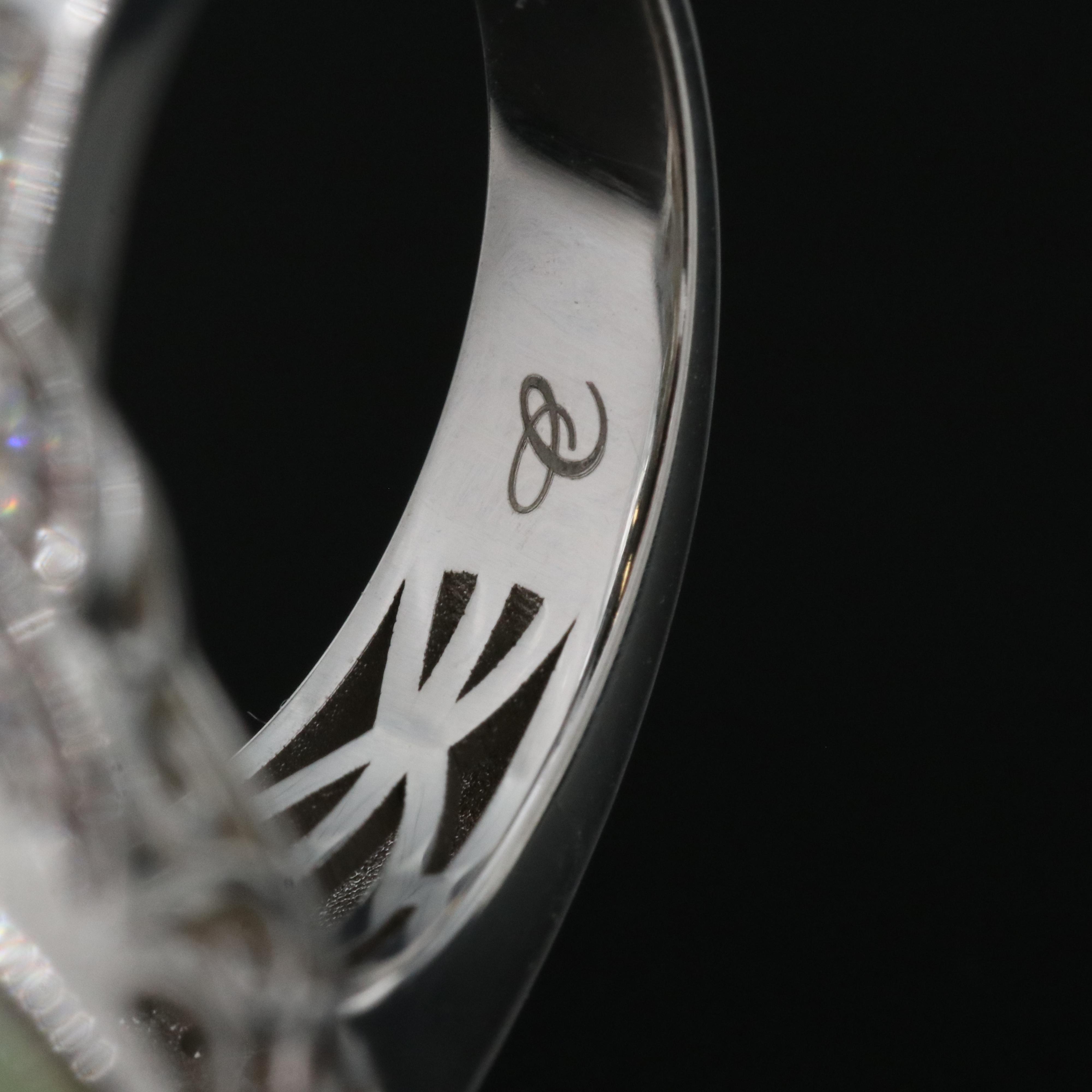 Chromia Jewelry 18K 11.13 CT Opal and Diamond Ring