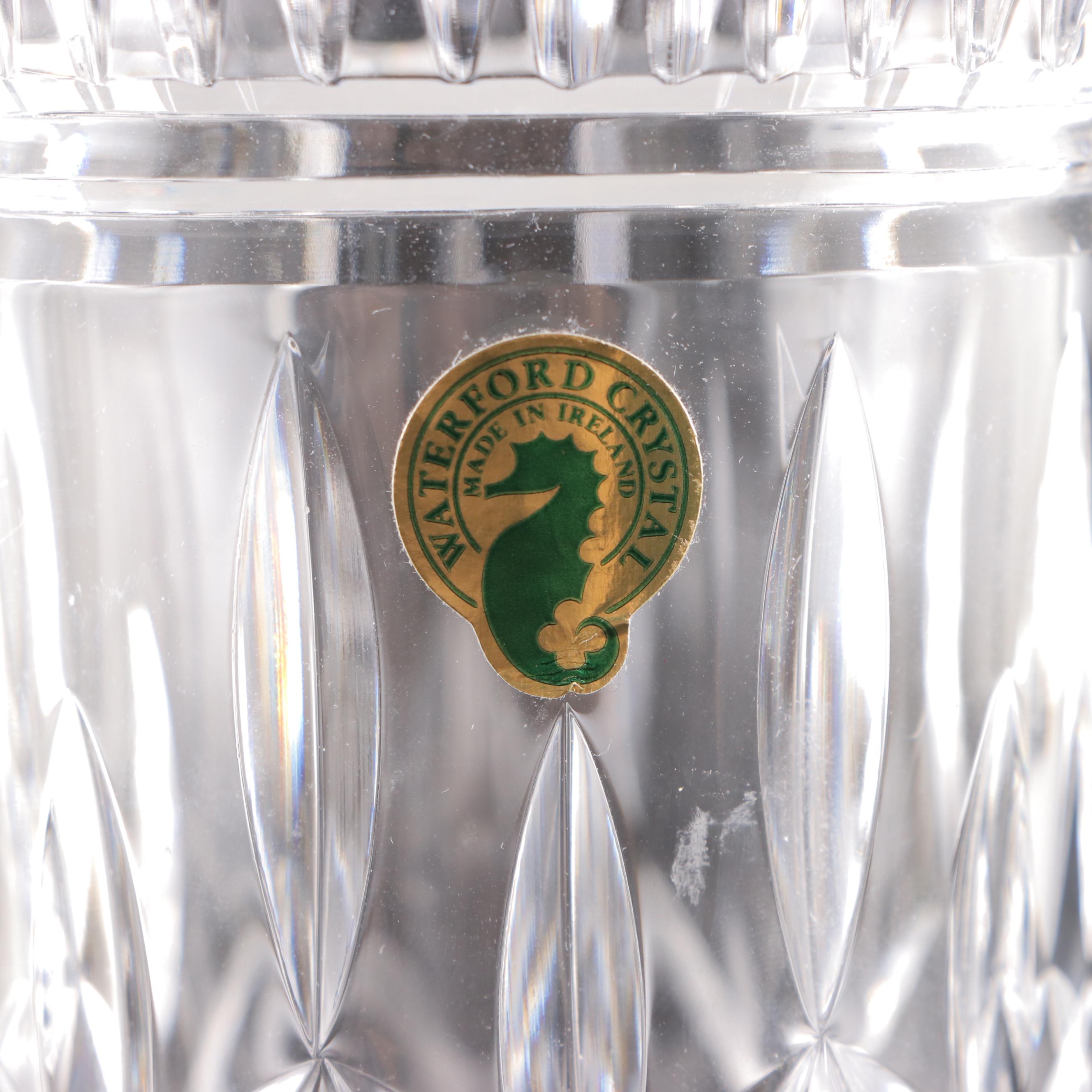 Waterford "Clannad" and "Lismore Castle" Crystal Vases