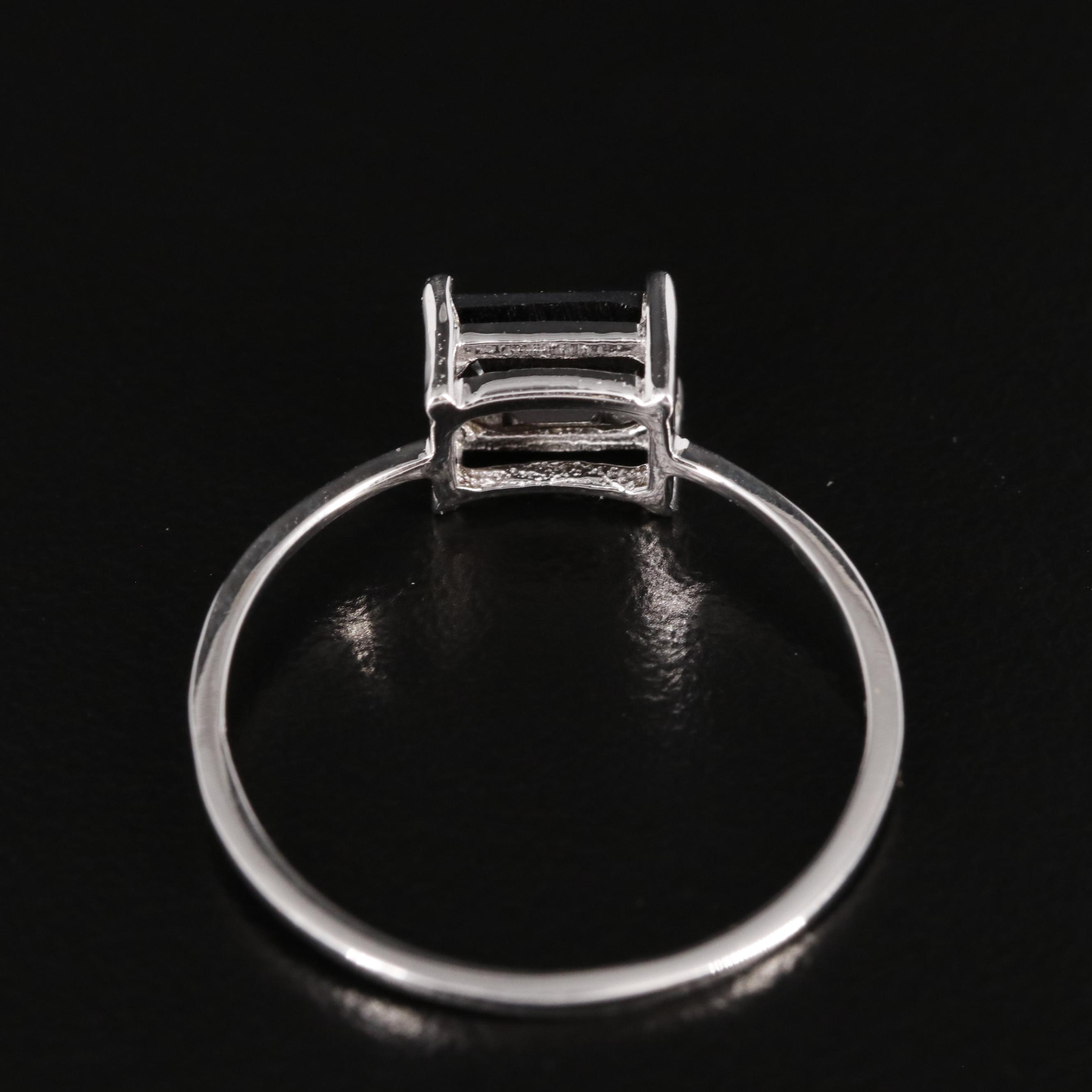 Sterling Smoky Quartz Ring