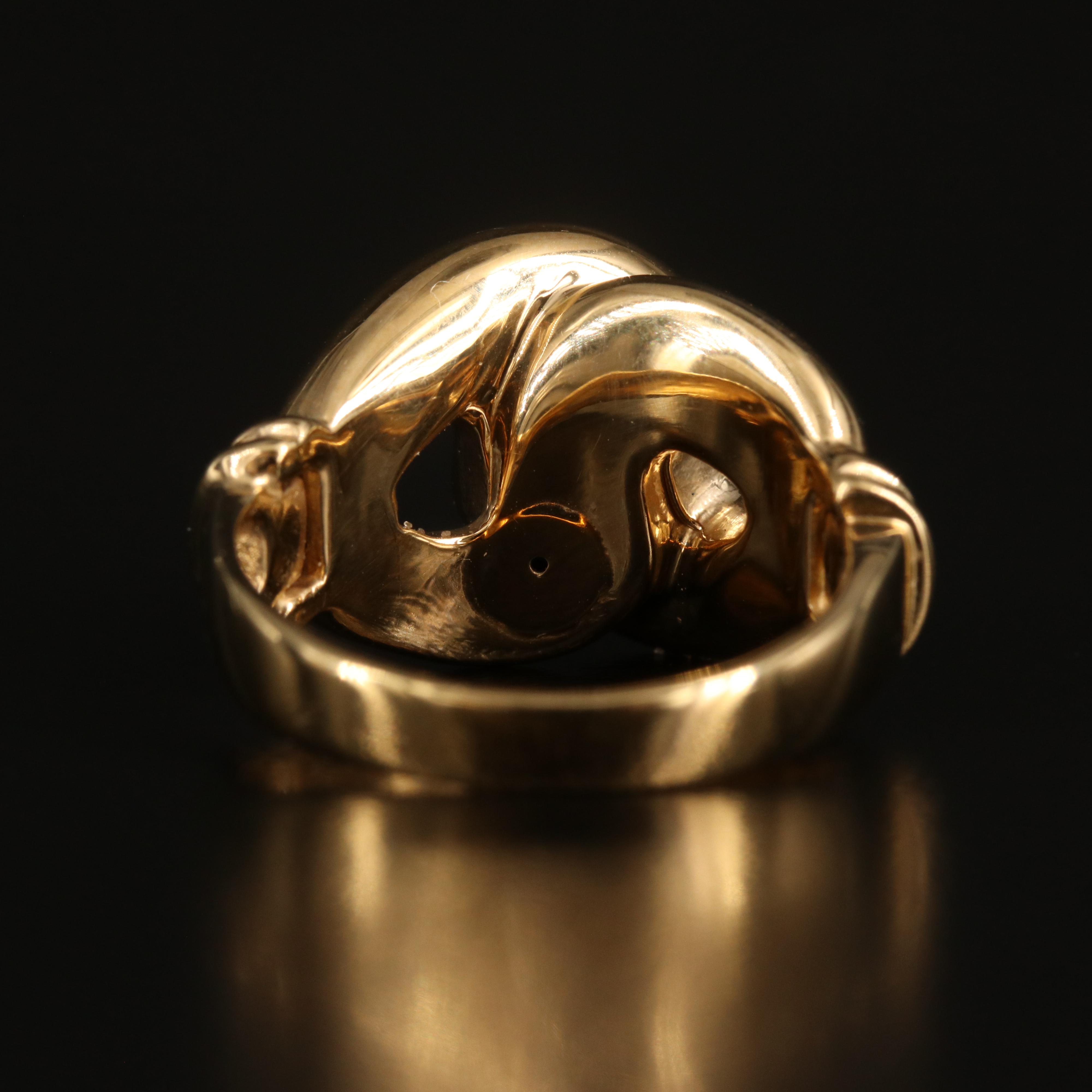14K Knot Ring