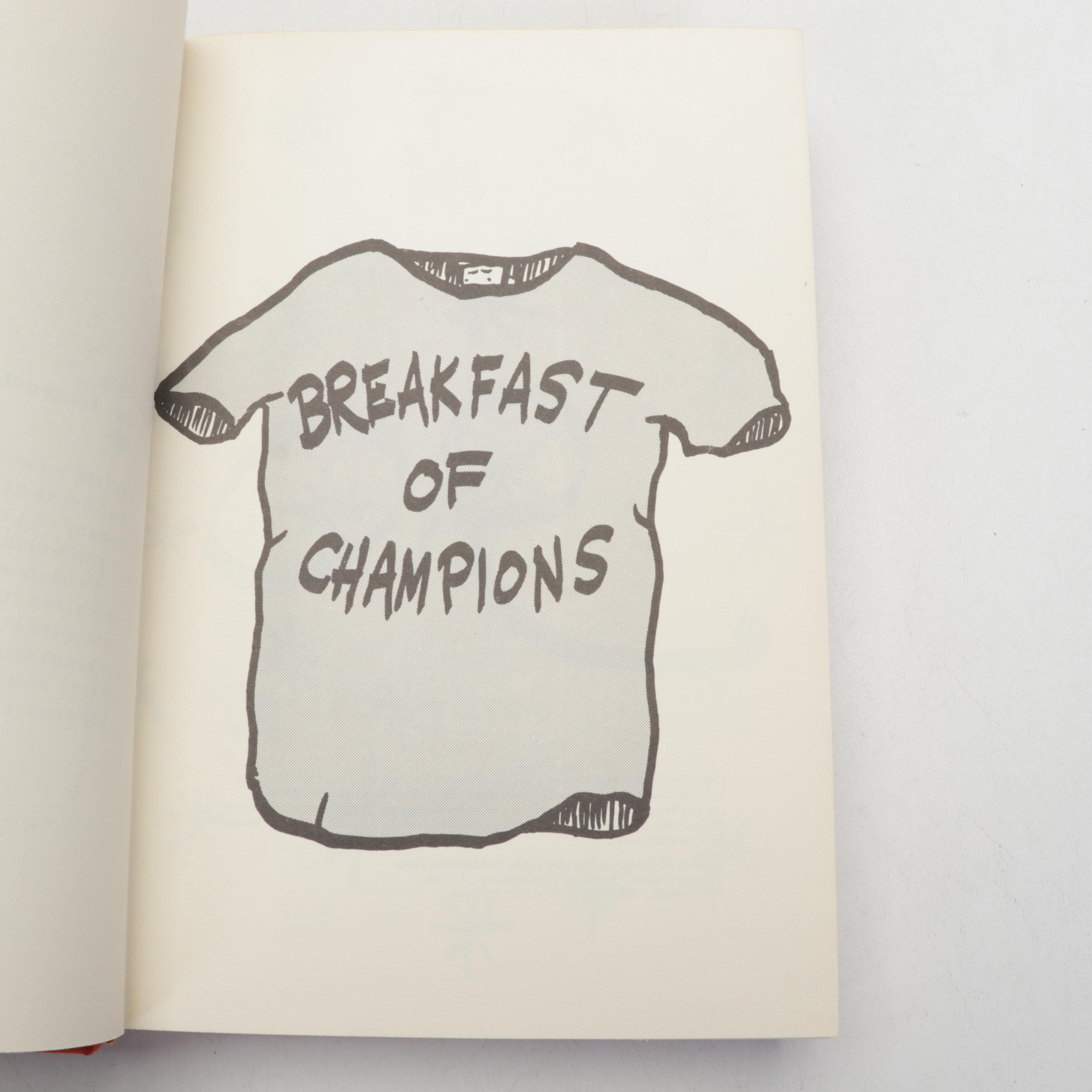 First Edition "Breakfast of Champions" by Kurt Vonnegut, 1973