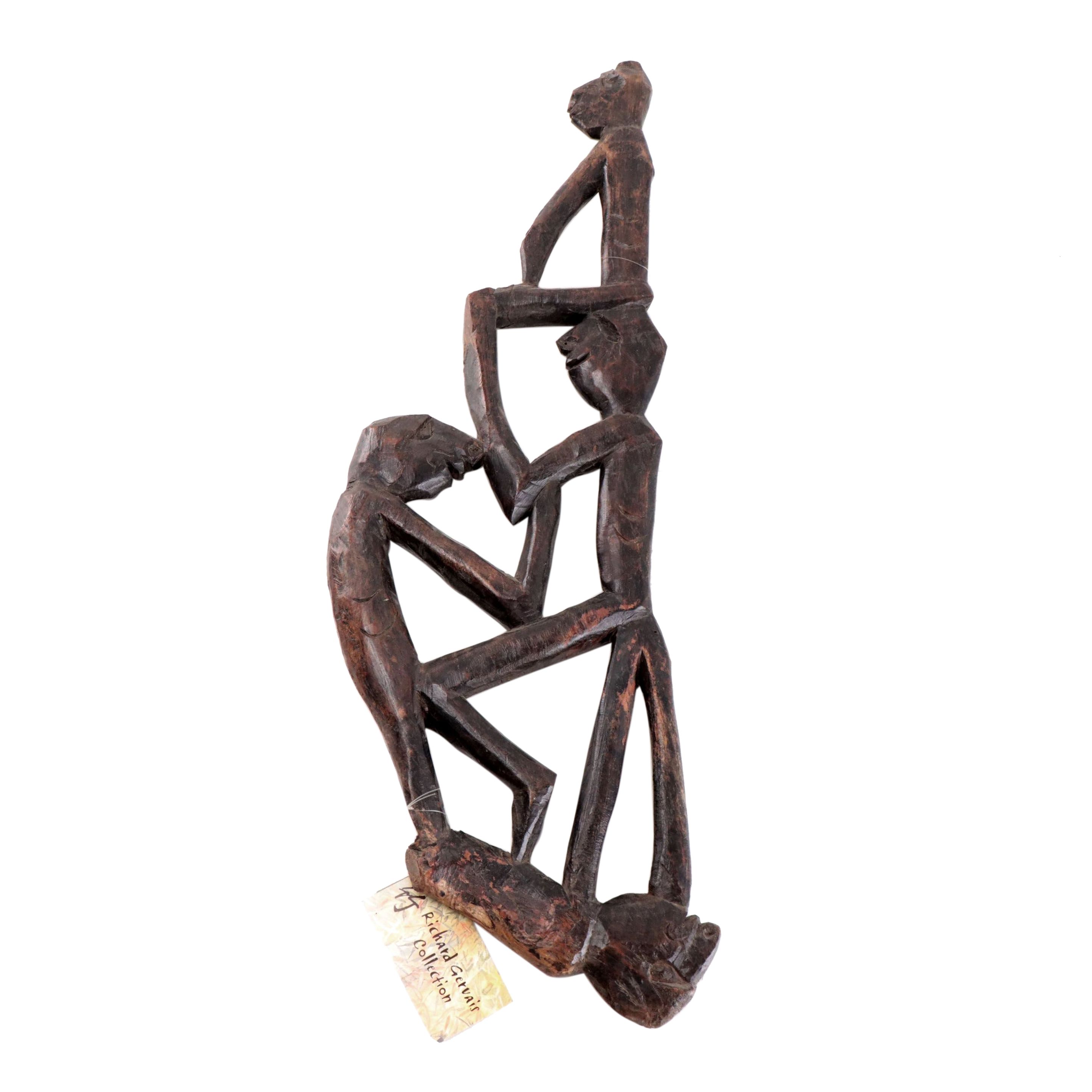 Papua New Guinea Handcarved Wood Figures