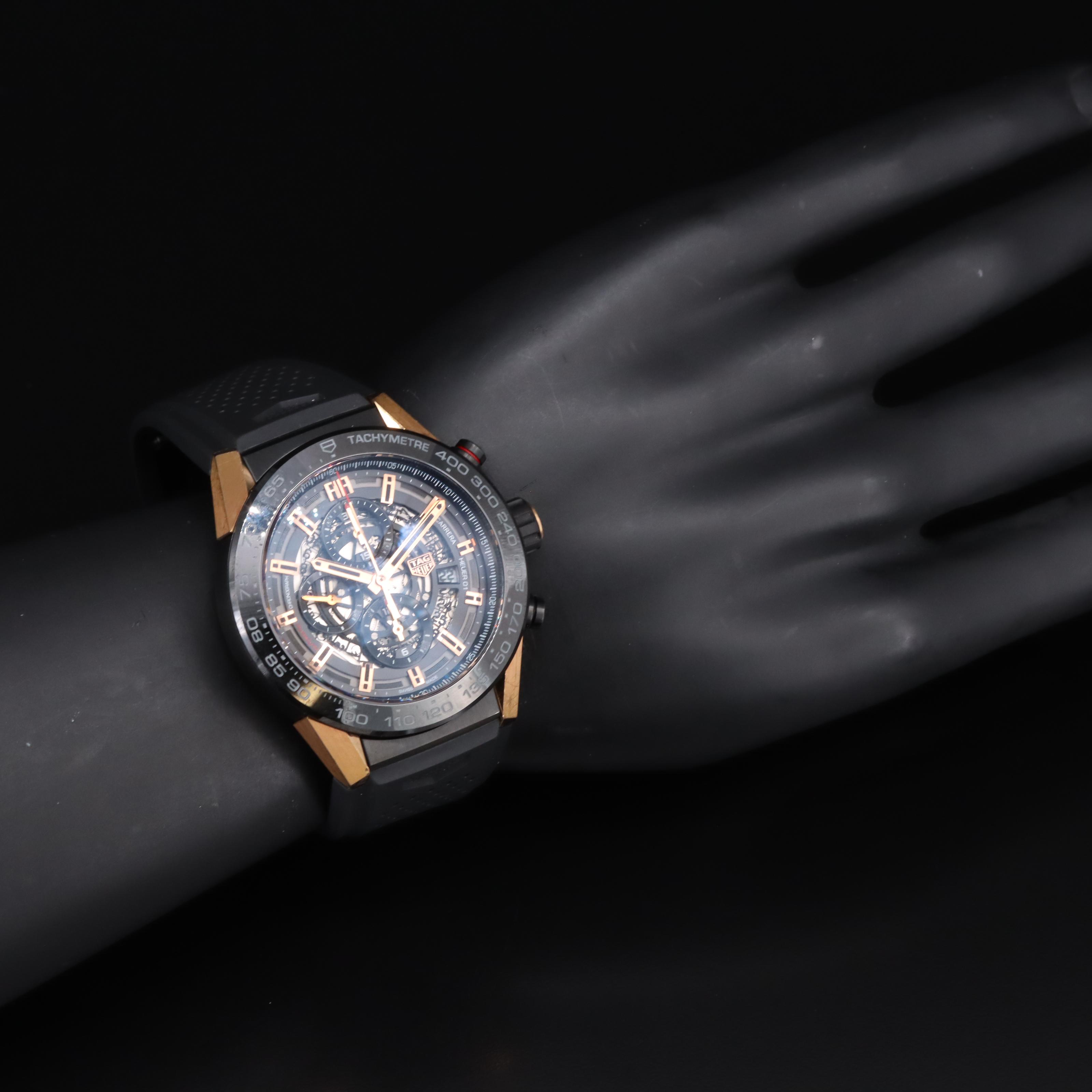 TAG Heuer Carrera 18K and Titanium Chronograph Watch