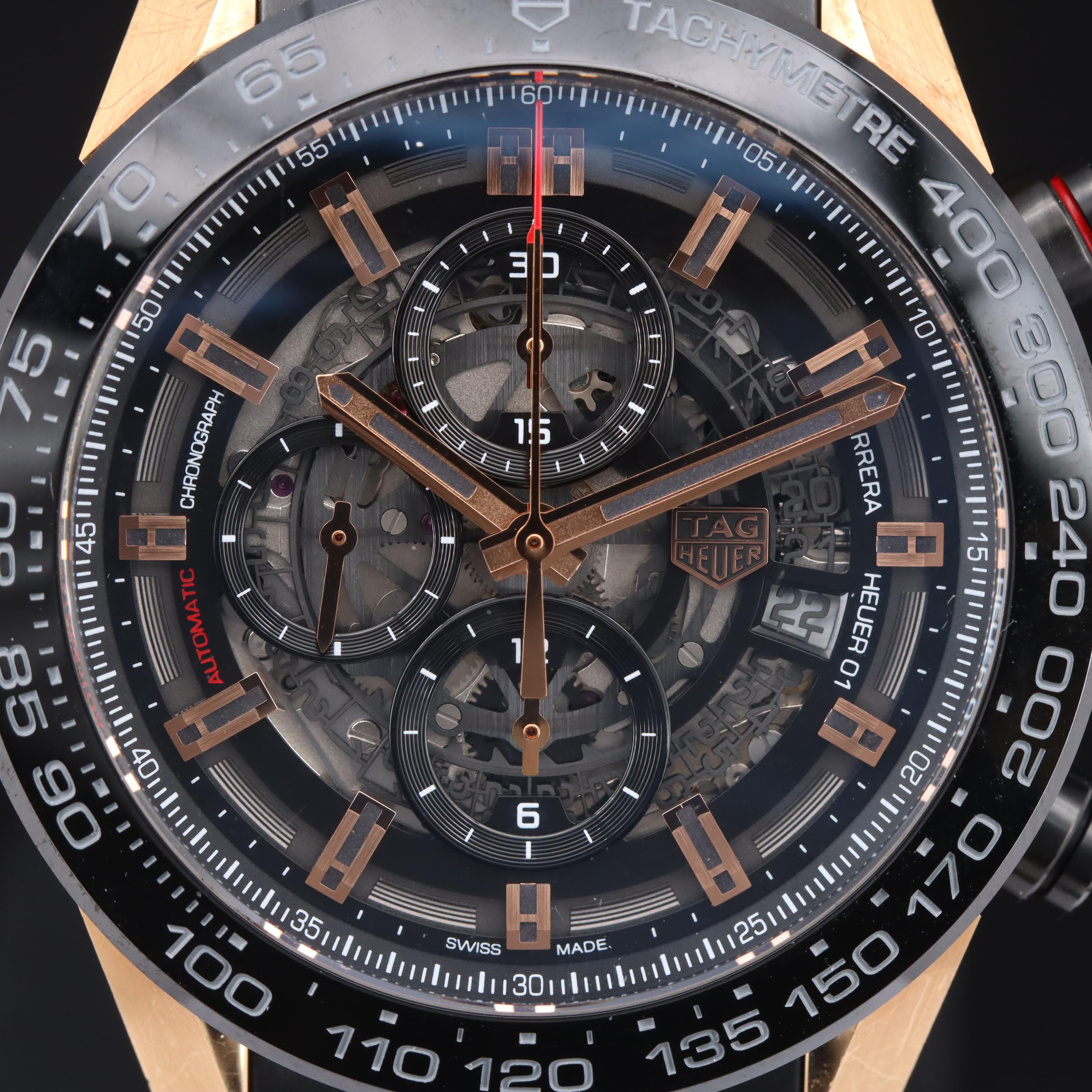 TAG Heuer Carrera 18K and Titanium Chronograph Watch