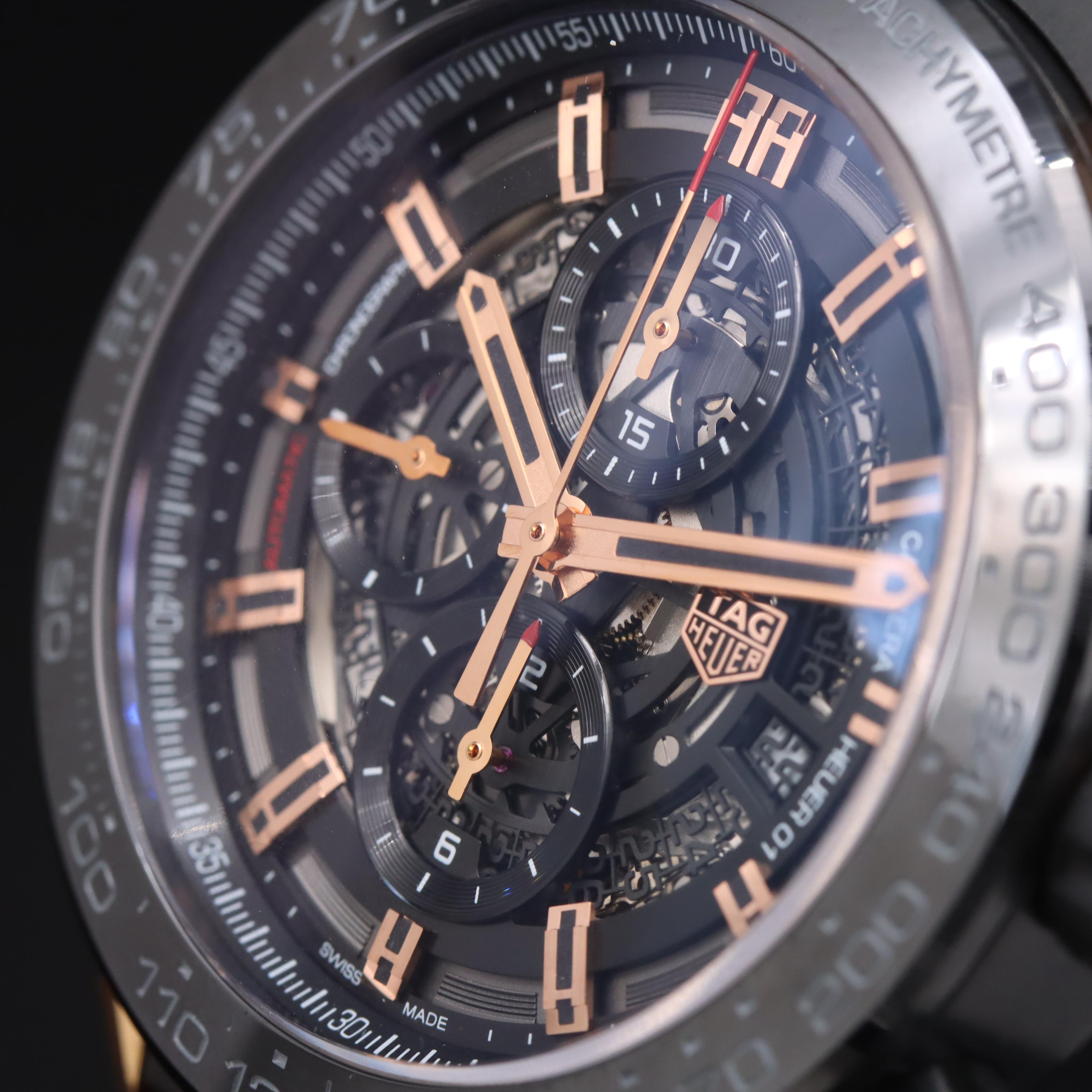 TAG Heuer Carrera 18K and Titanium Chronograph Watch